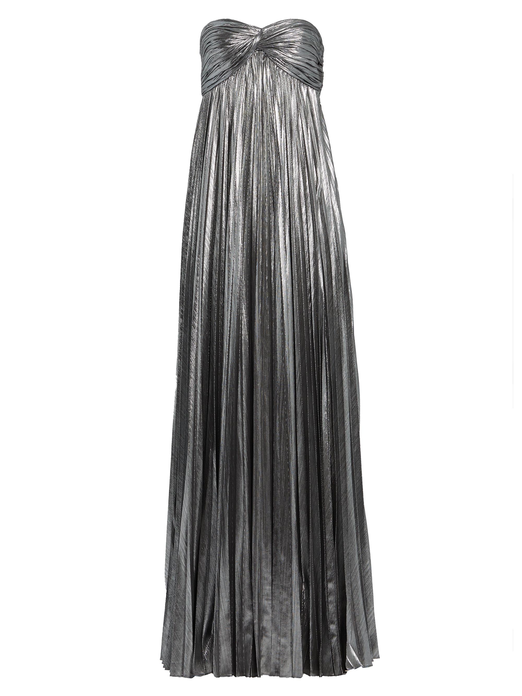 knee length dresses for ladies Stolen Love Strapless Maxi Dress Blue / Green Ombre main image 0