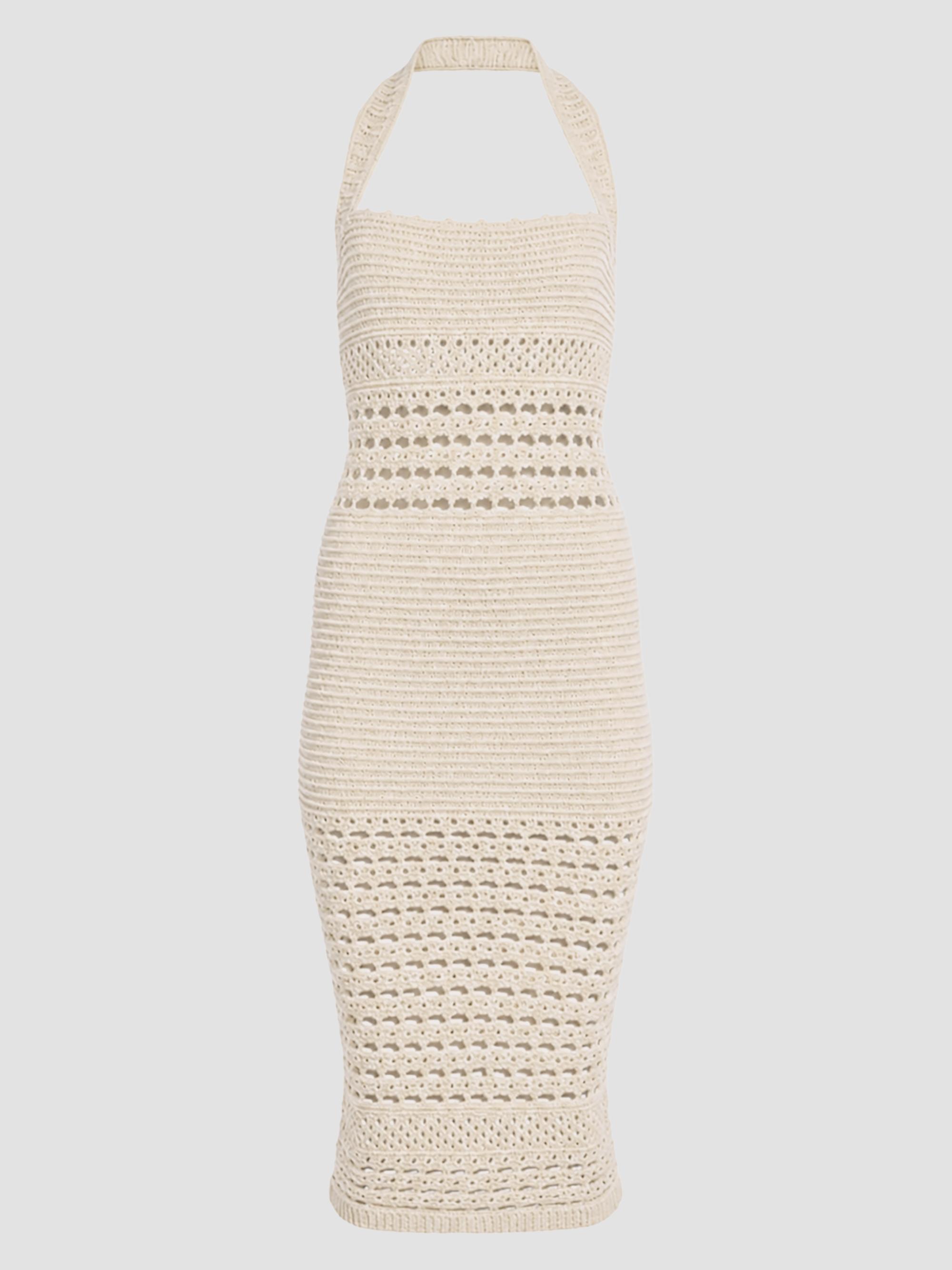 Retrofête Women's Jaycee Crochet Midi Dress - Bone