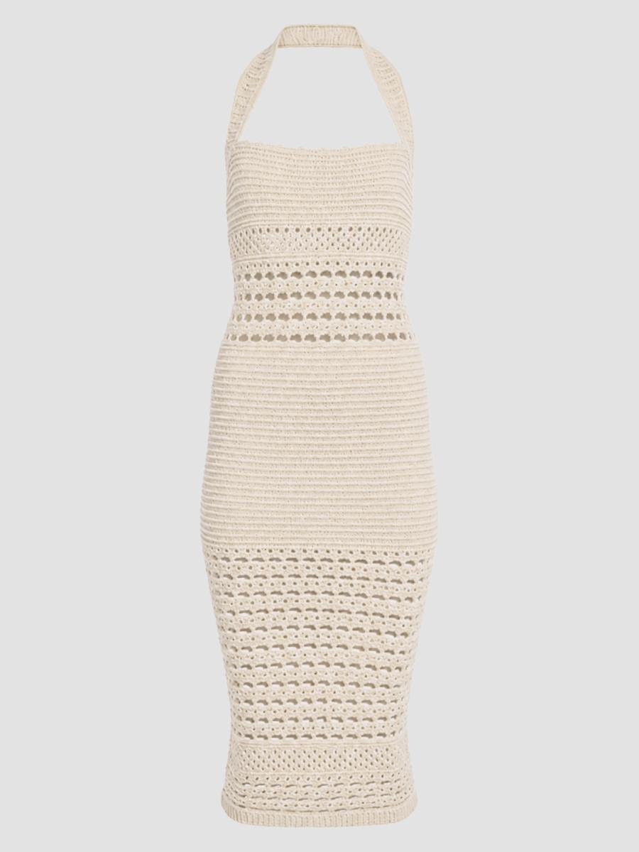 Retroféte Women's Jaycee Crochet Midi Dress In Brown