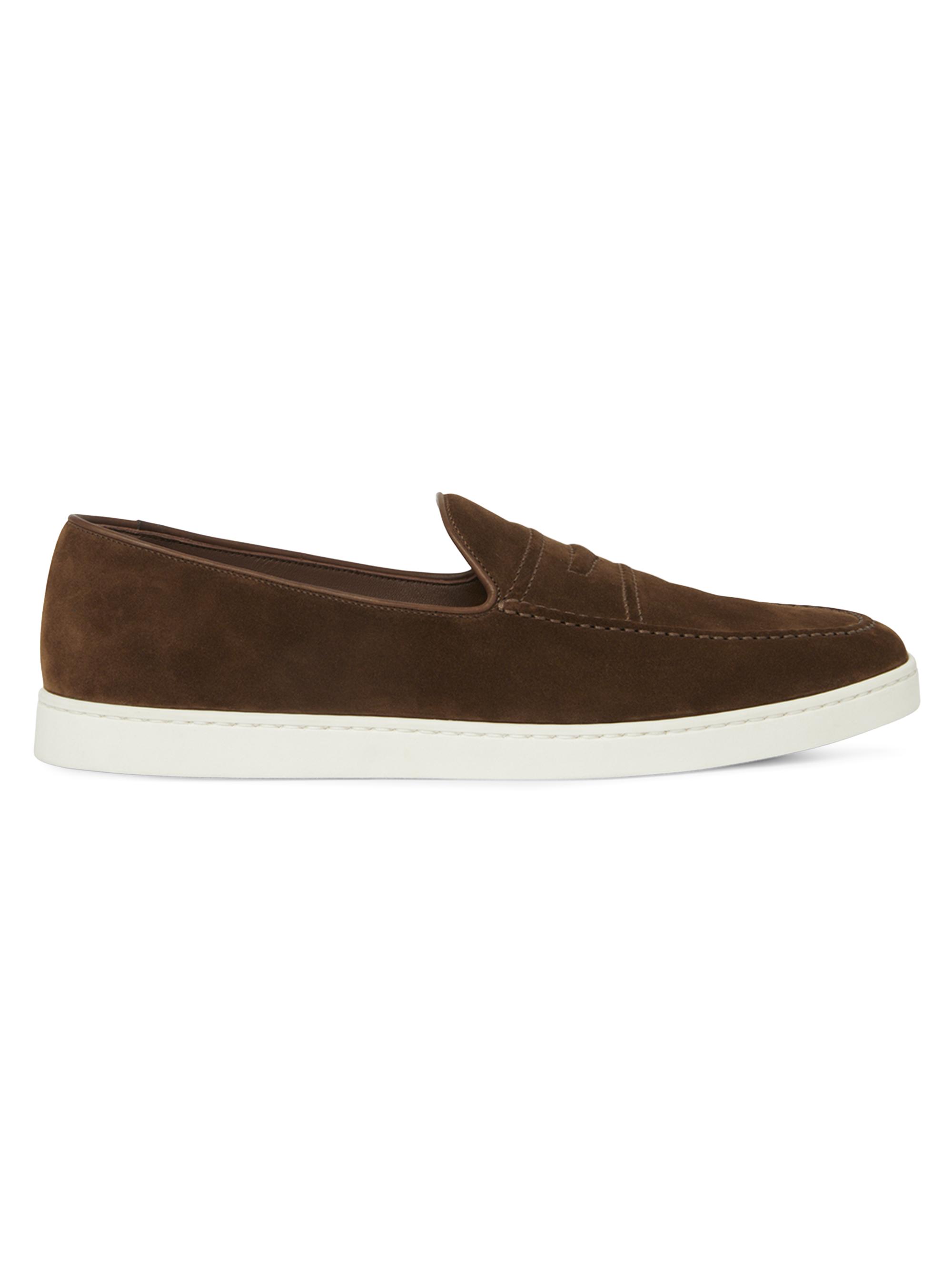 Bally Pilot Palven Suede Driving Loafers | Saks Fifth Avenue