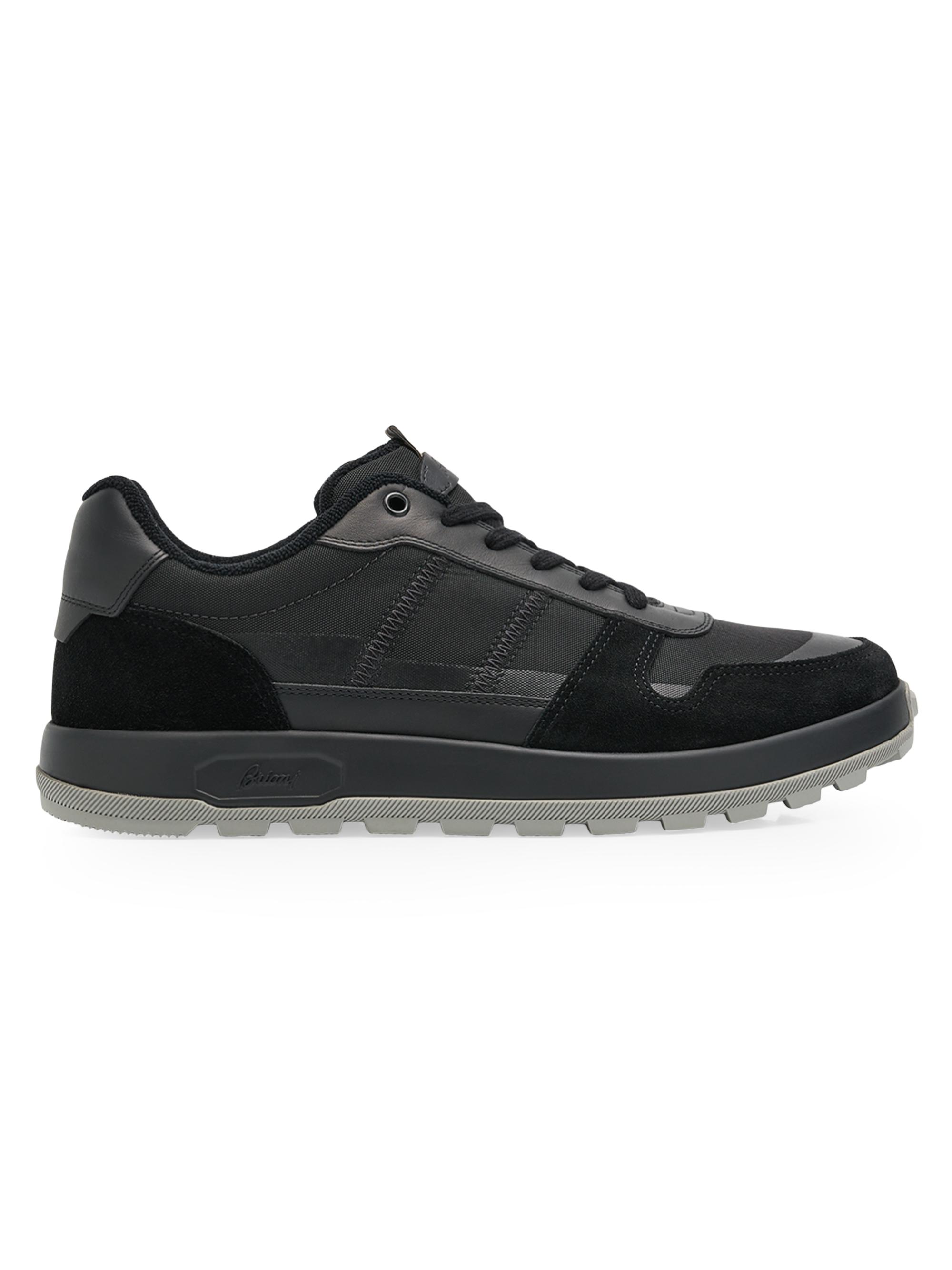 Brioni Mixed-Media Low-Top Sneakers | Saks Fifth Avenue