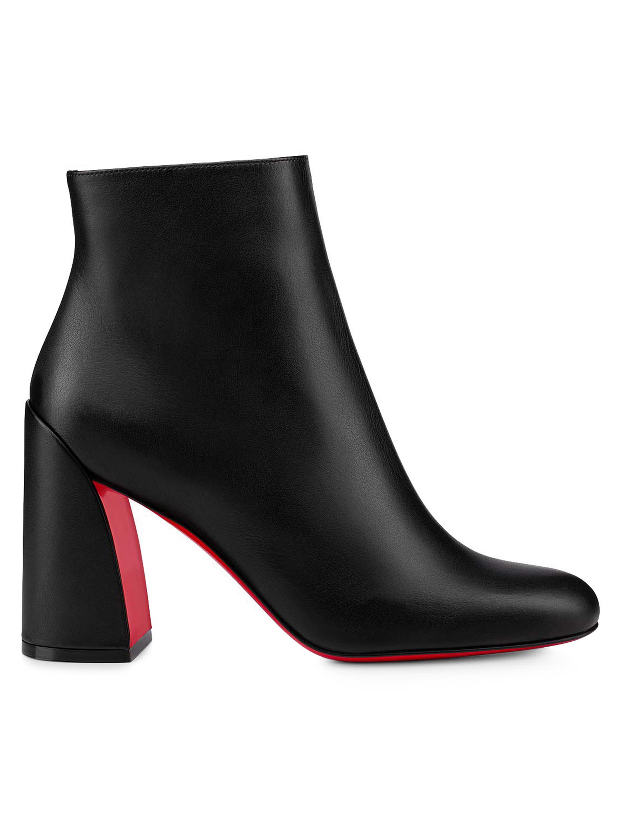 Christian Louboutin Jane Booty 85MM Calf Leather Boots Saks
