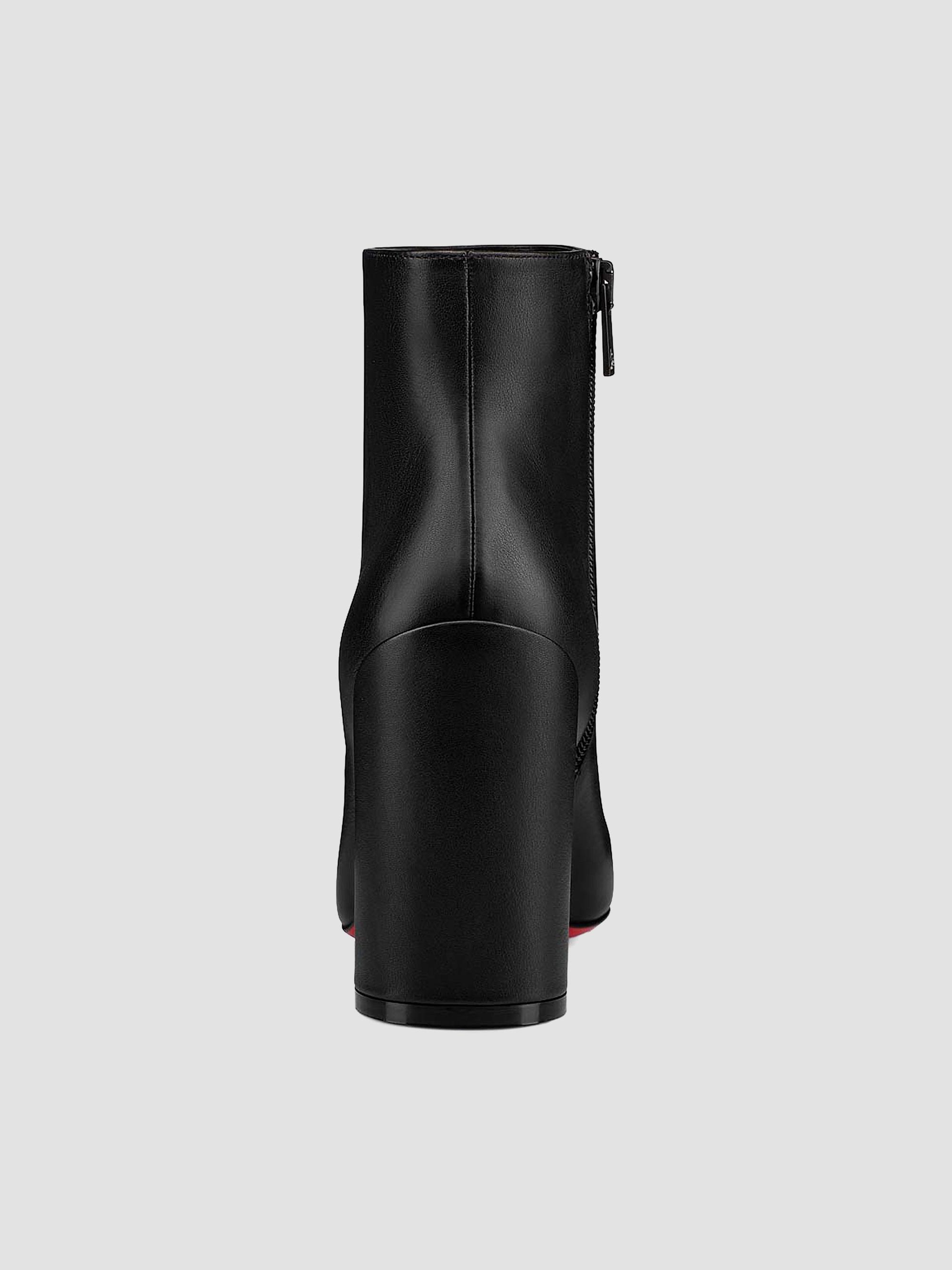 Christian Louboutin Jane Booty 85MM Calf Leather Boots | Saks