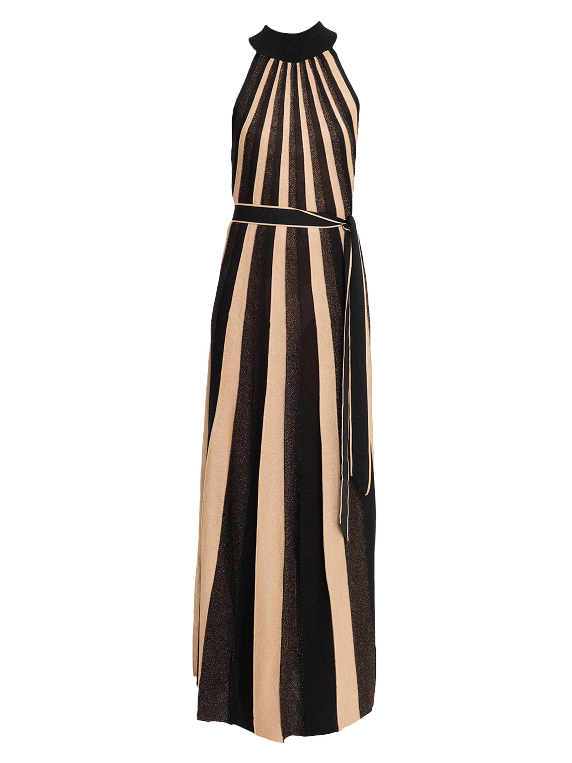 Zimmermann Women's Hypnotic Striped Maxi Dress - Gold