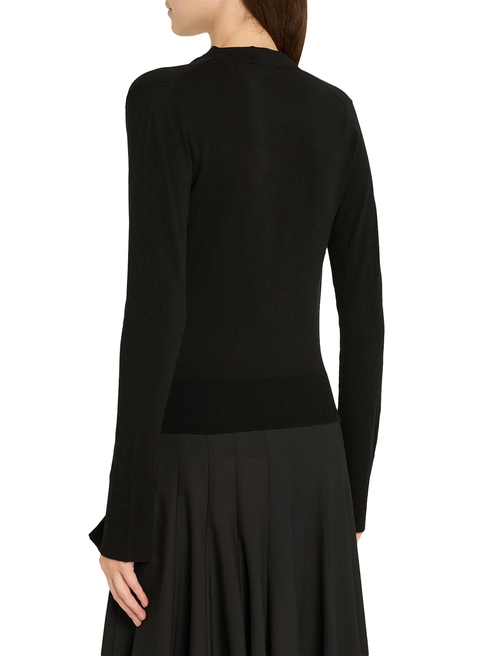 Natia Jersey Cowlneck Top