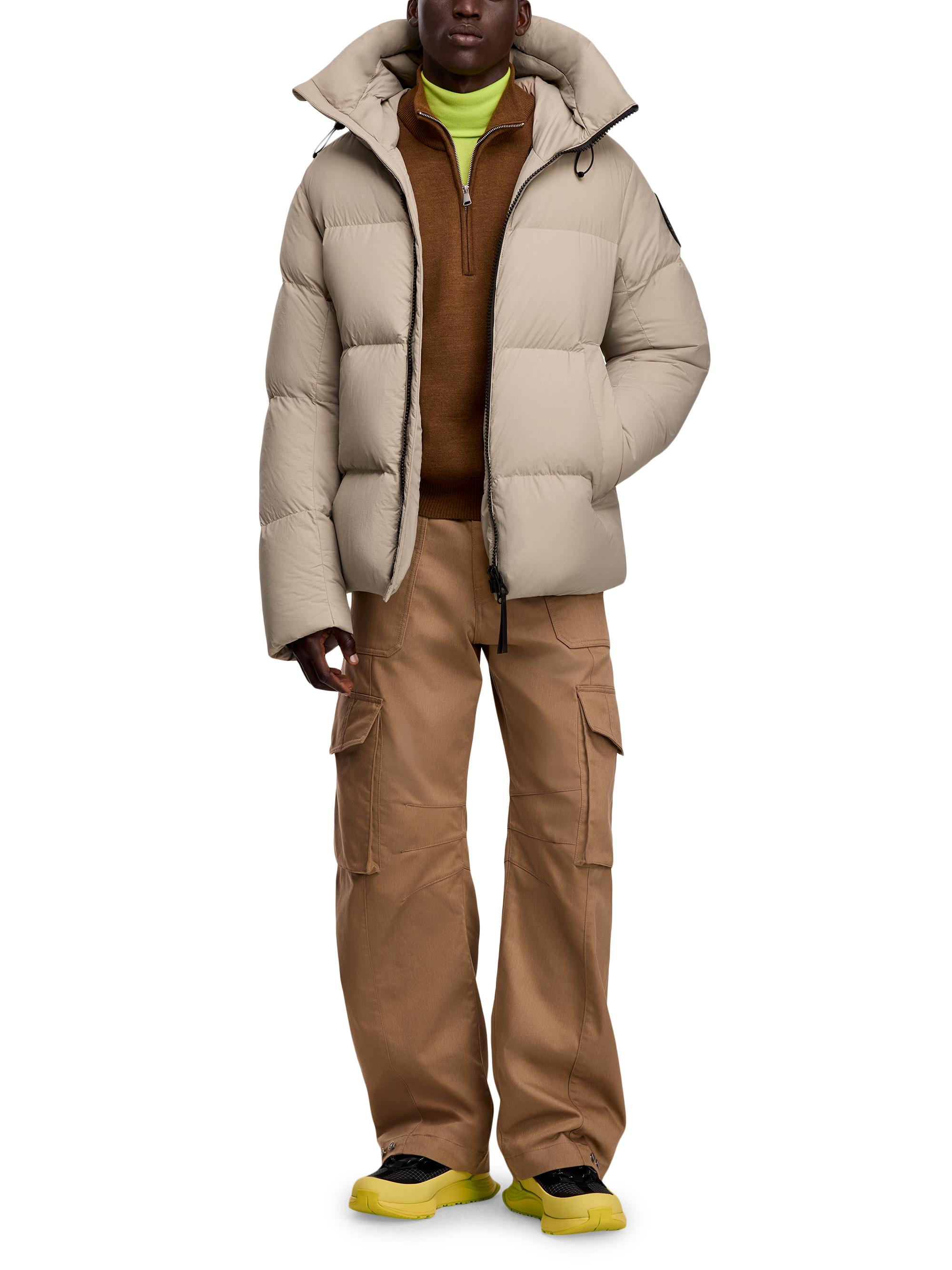 Canada Goose Men's Crofton Matte Puffer Jacket - Limestone