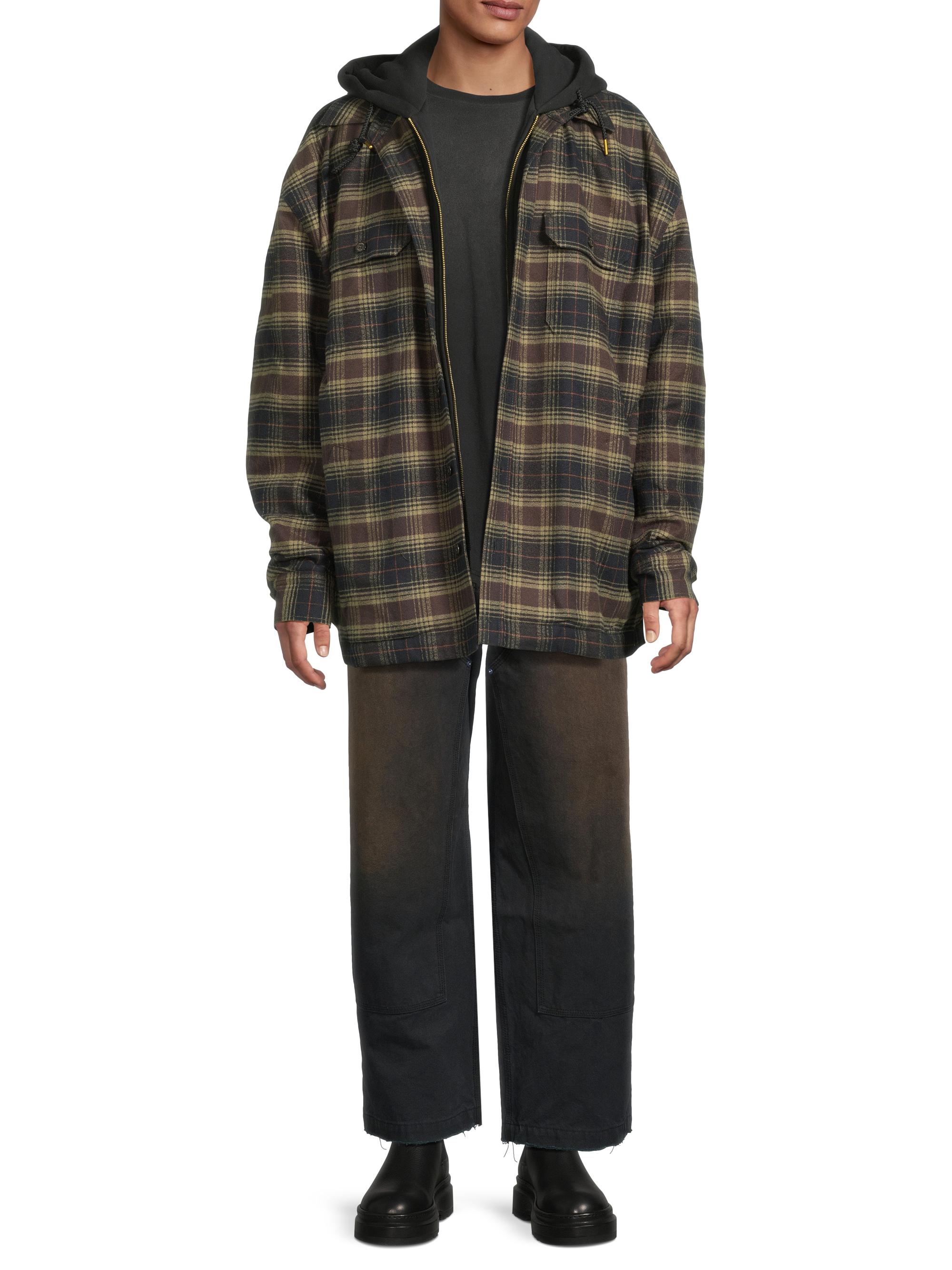Willy Chavarria Ganadero Plaid Hooded Overshirt | Saks Fifth Avenue