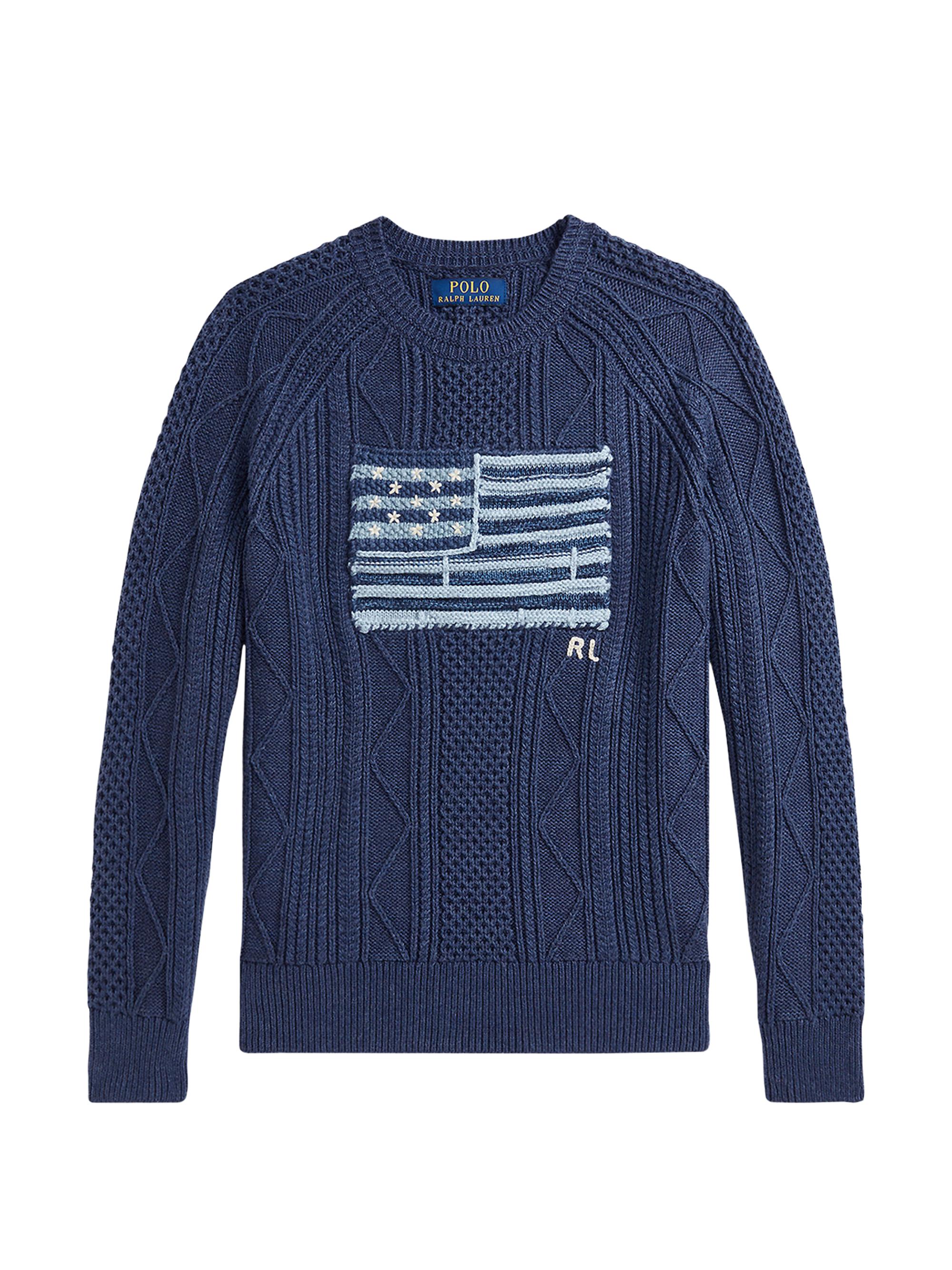 Polo Ralph Lauren Boy's American Flag Cashmere Sweater | Saks