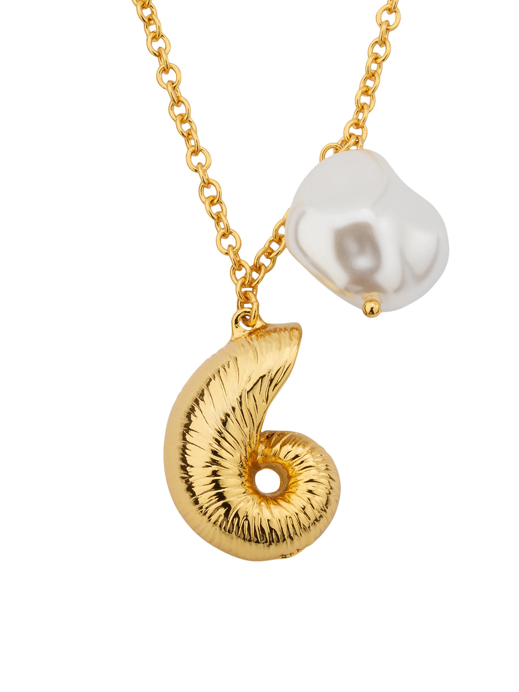 Kenneth Jay Lane Women's Goldtone & Seashell Pendant Necklace - Gold