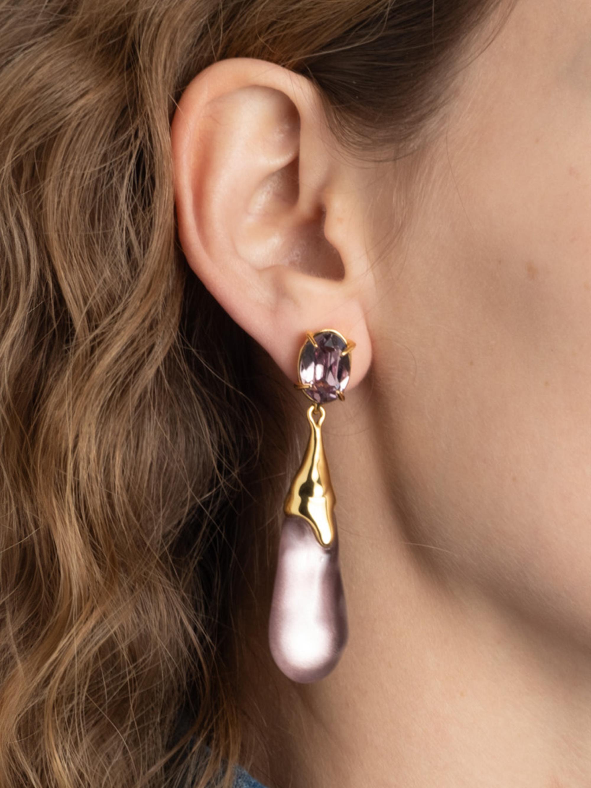 Alexis Bittar Bonbon Crystal Teardrop Earrings | Saks Fifth Avenue