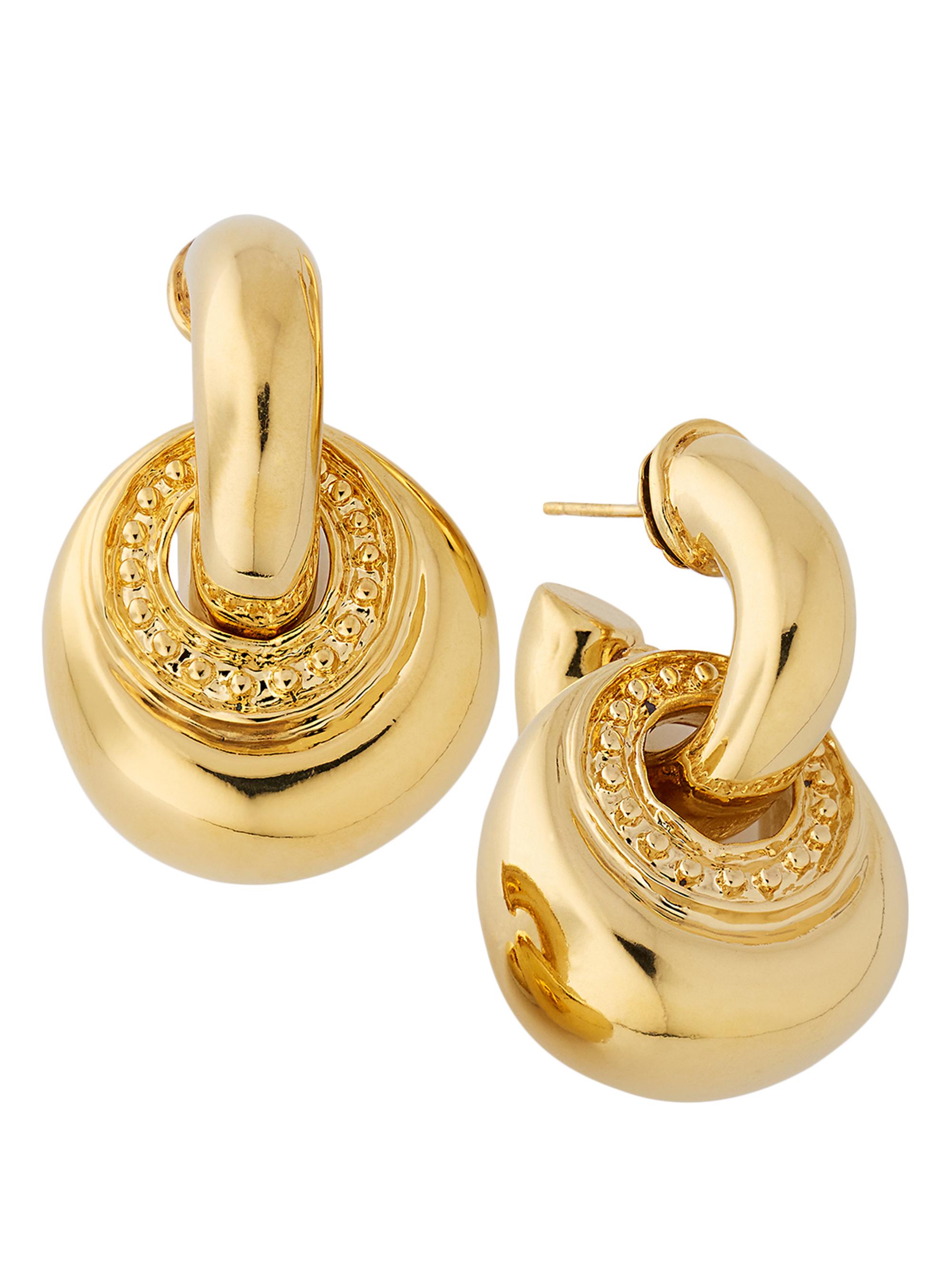 Gas Bijoux Women's Bo Minori 24K-Gold-Plated Drop Earrings - Gold