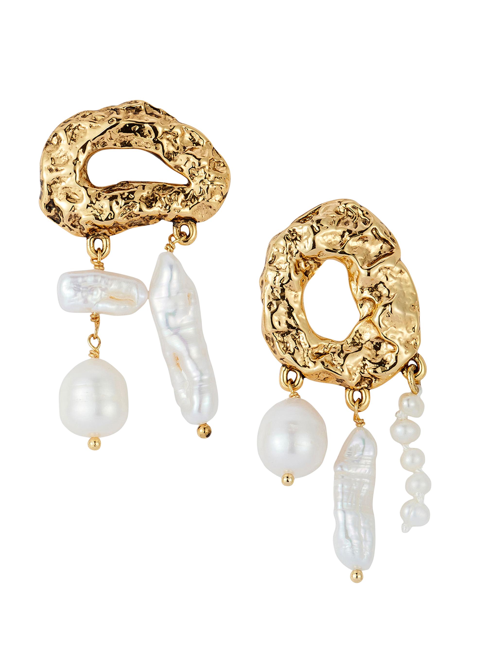 Mignonne Gavigan Women's Silvia Freshwater Pearl & 14K-Gold-Plated Drop Earrings - Gold