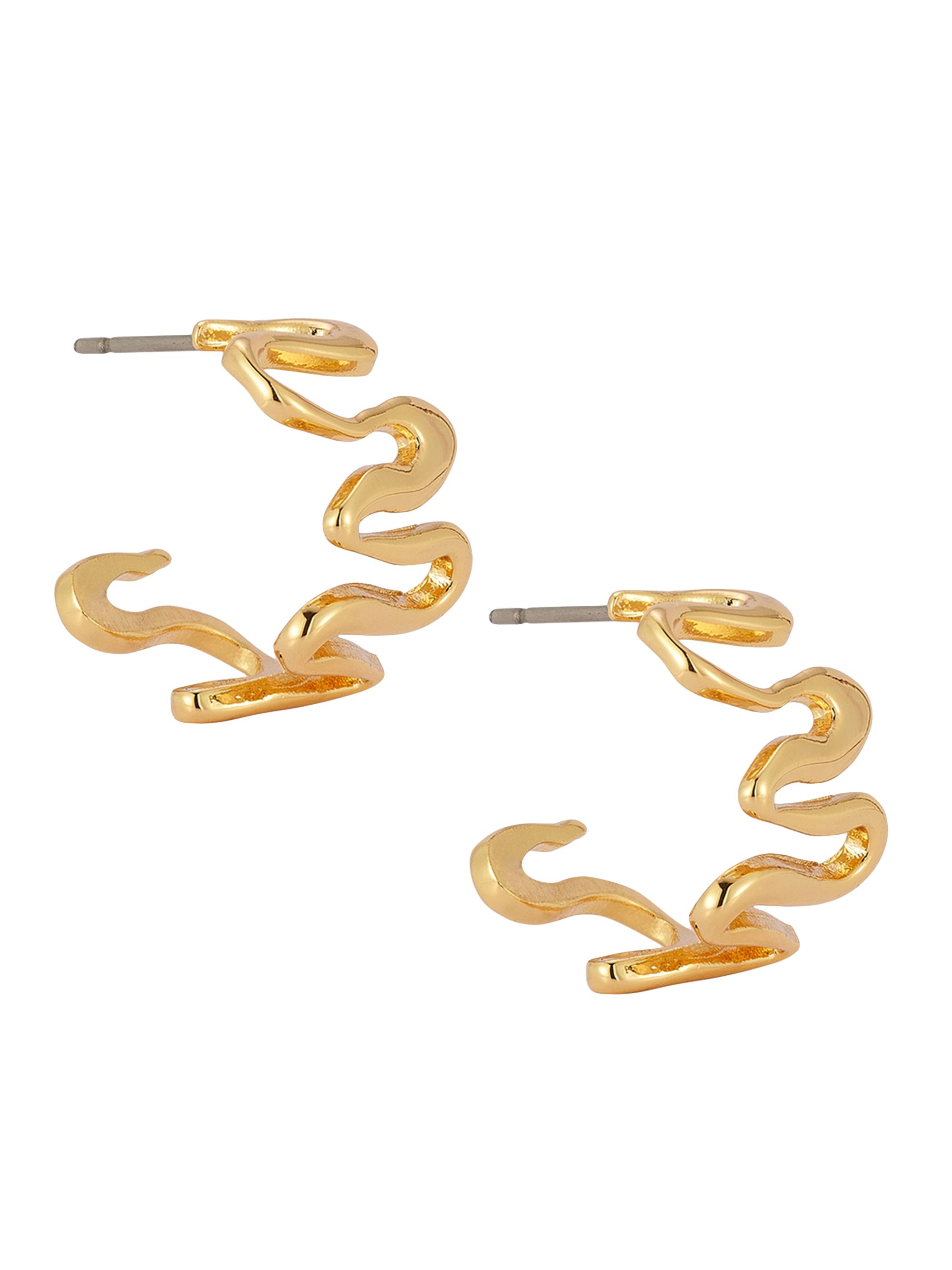 Mignonne Gavigan Women's Martina 14K-Gold-Plated Hoops - Gold