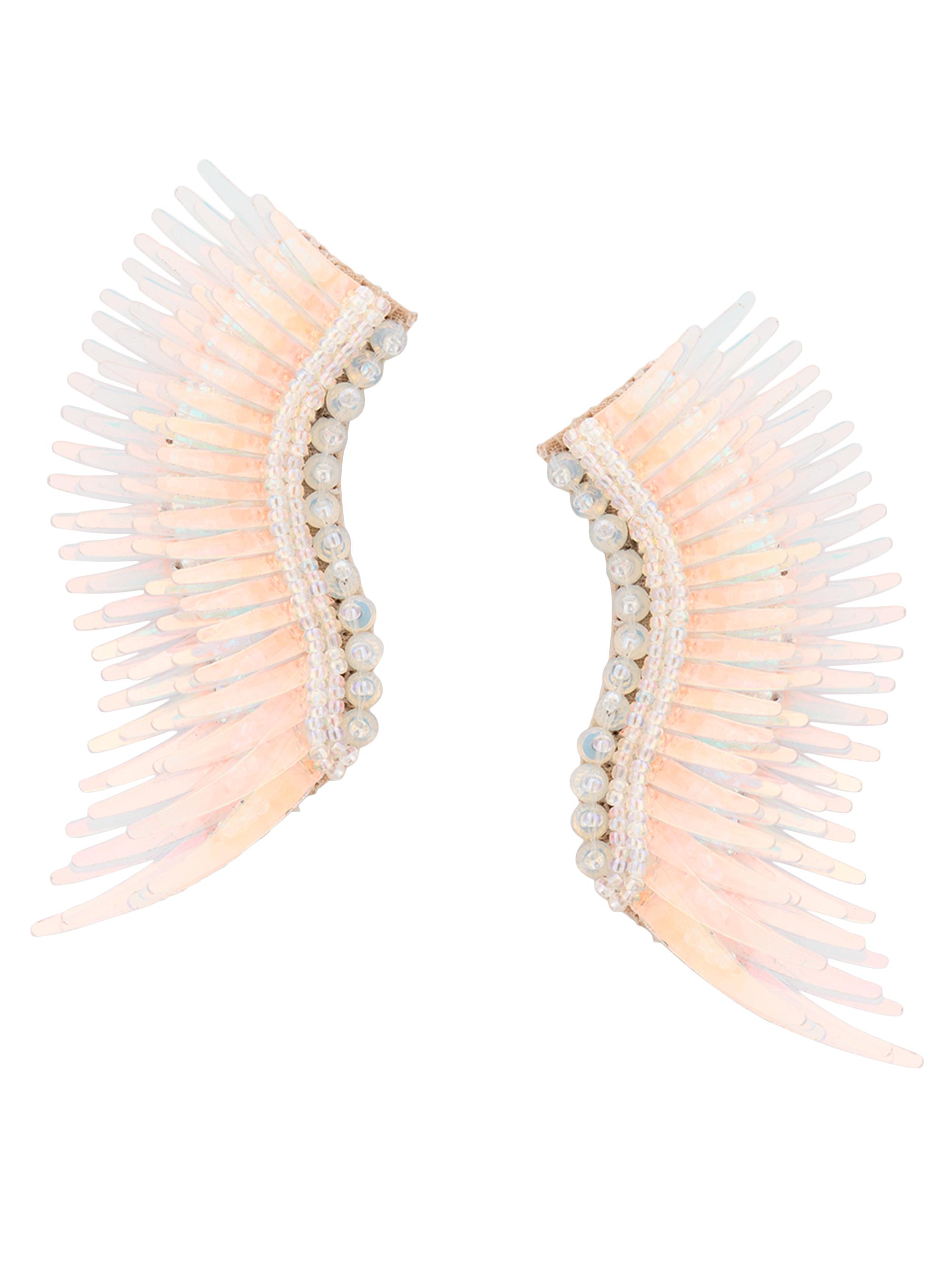 Mignonne Gavigan Women's Mini Madeline Leather, Bead & Sequin Statement Earrings - Pearl