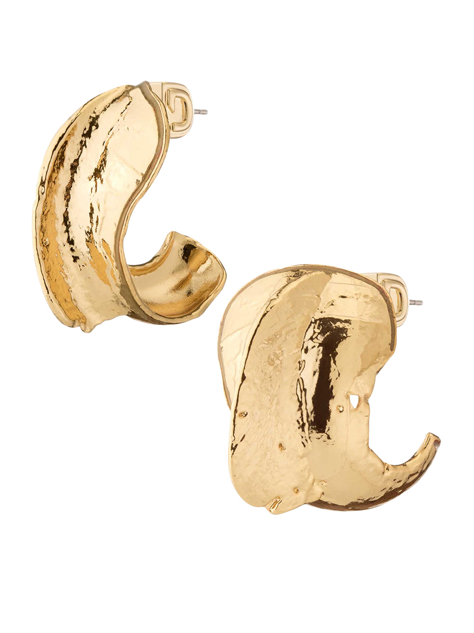 Demarson Women's Shell 12K-Gold-Plated Statement Earrings - Gold