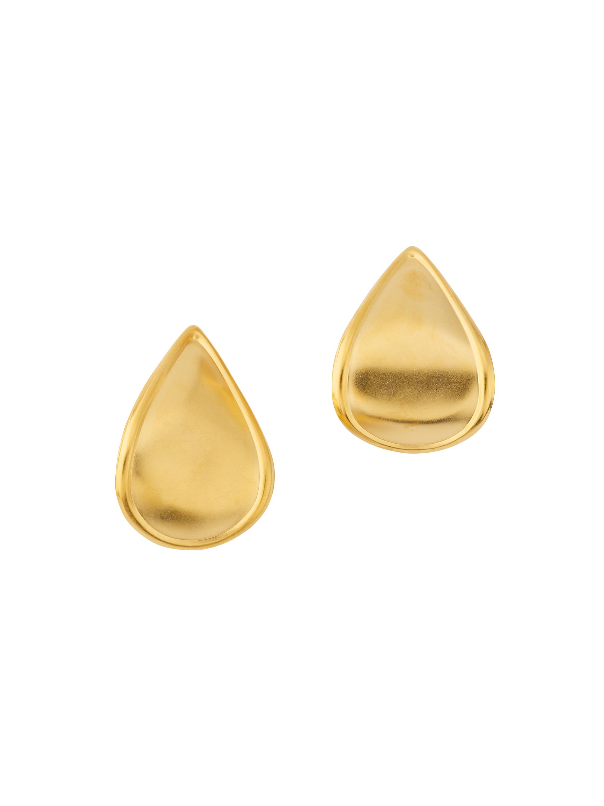 Elizabeth Cole Women's Archie 22K-Gold-Plated Teardrop Earrings - Gold