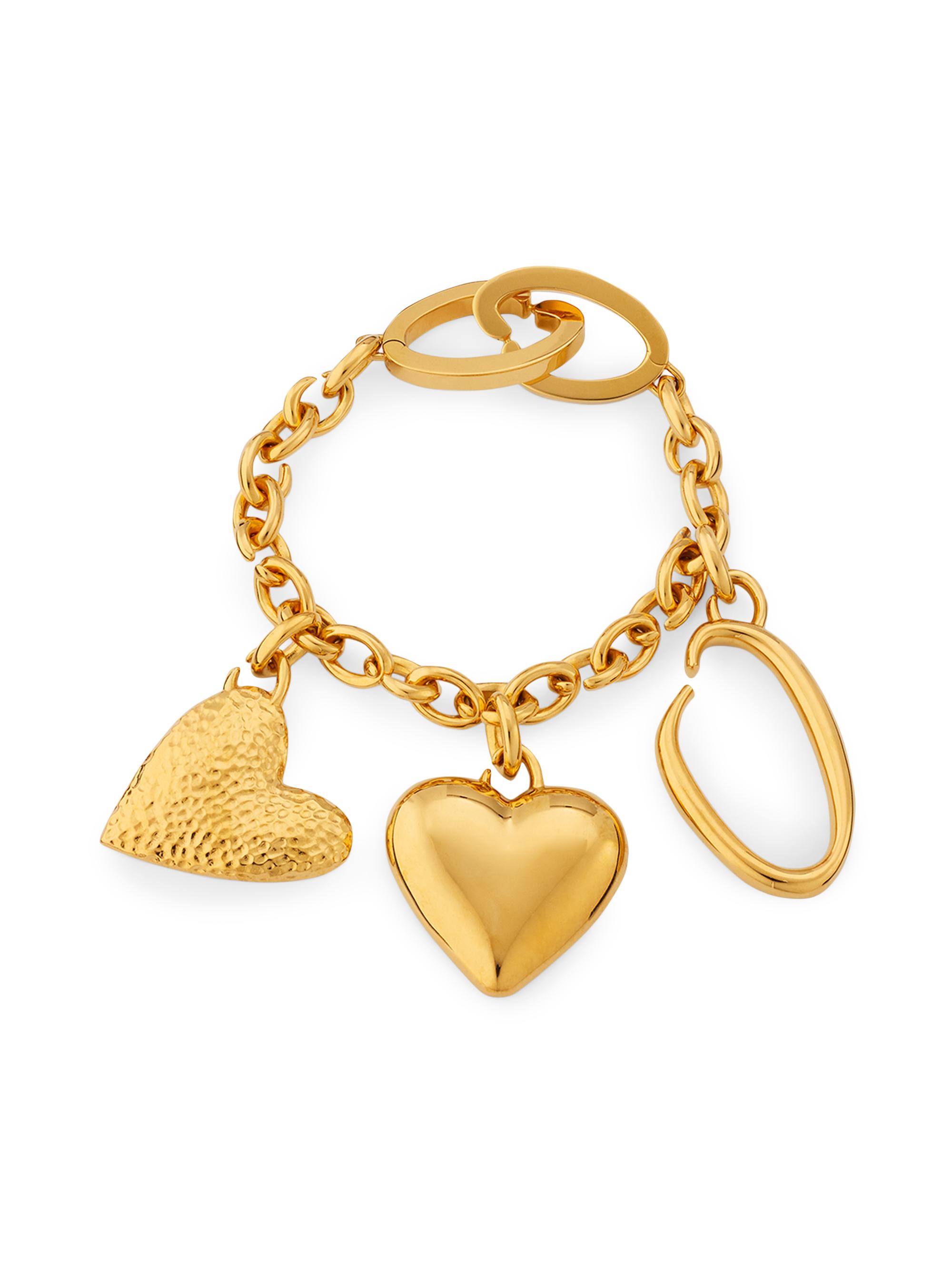 Oscar de la Renta Women's Goldtone Heart & 'O' Bag Charm - Gold