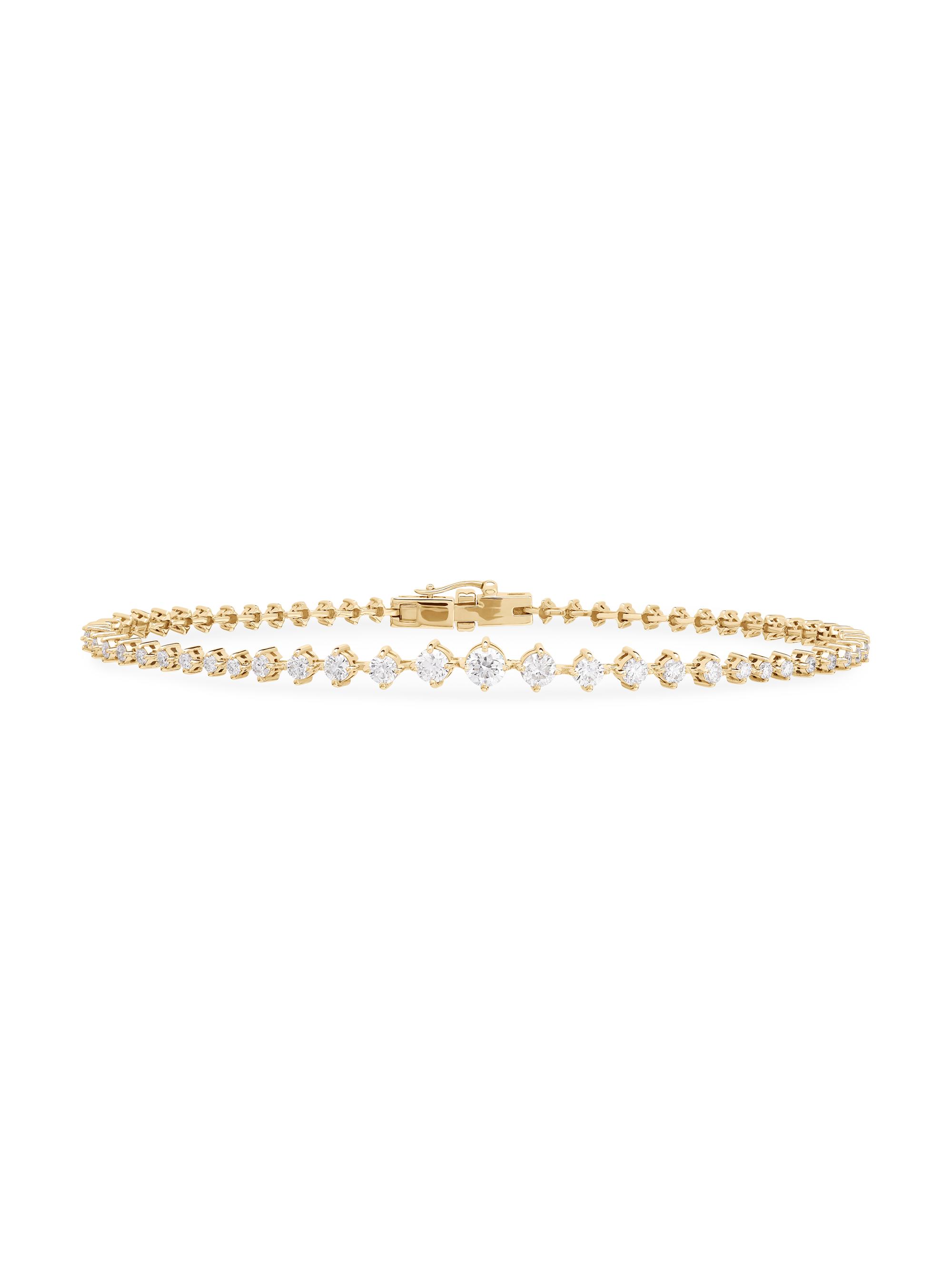 Lana Women's 14K Gold & 1.38 TCW Diamond Graduated Tennis Bracelet - White Gold