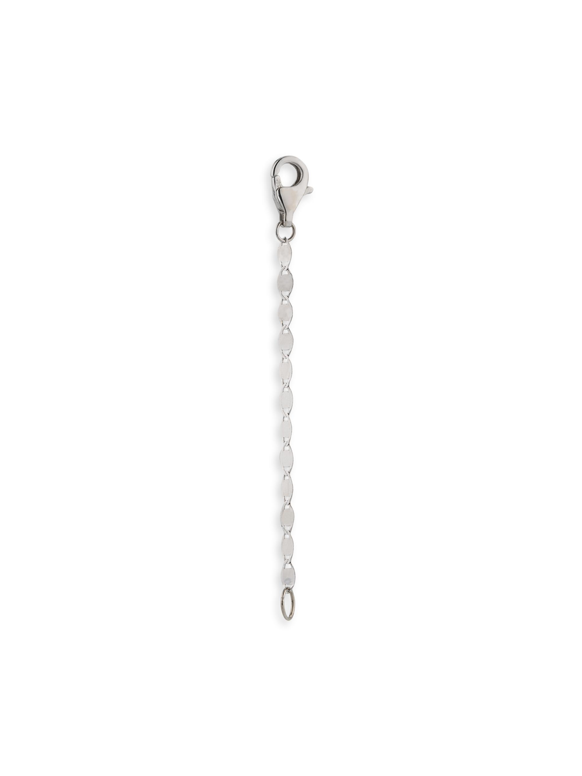 Lana Women's Petite Nude 14K White Gold Extender Disc Chain - White Gold