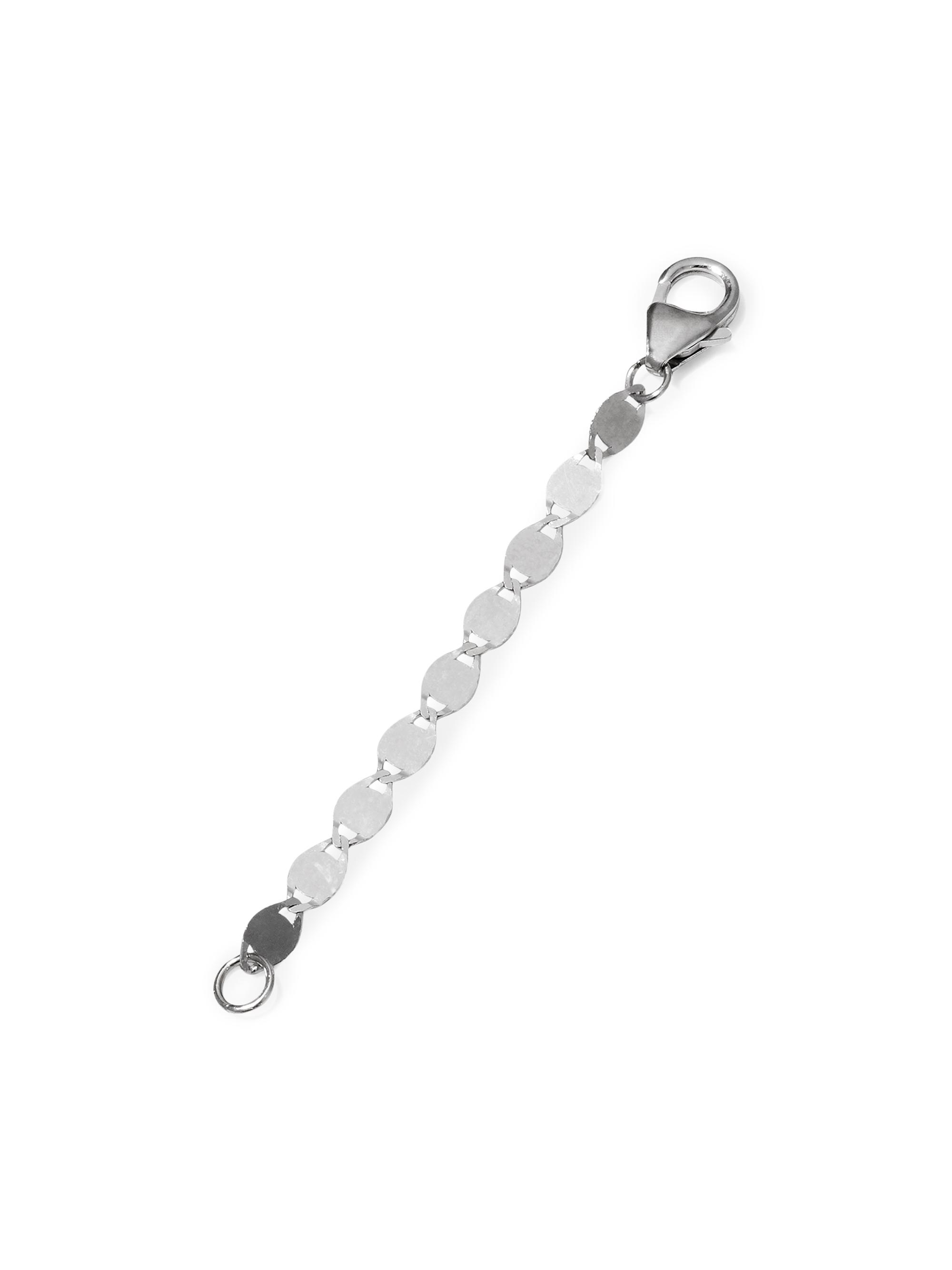 Lana Women's 14K White Gold Extender Disc Chain - White Gold