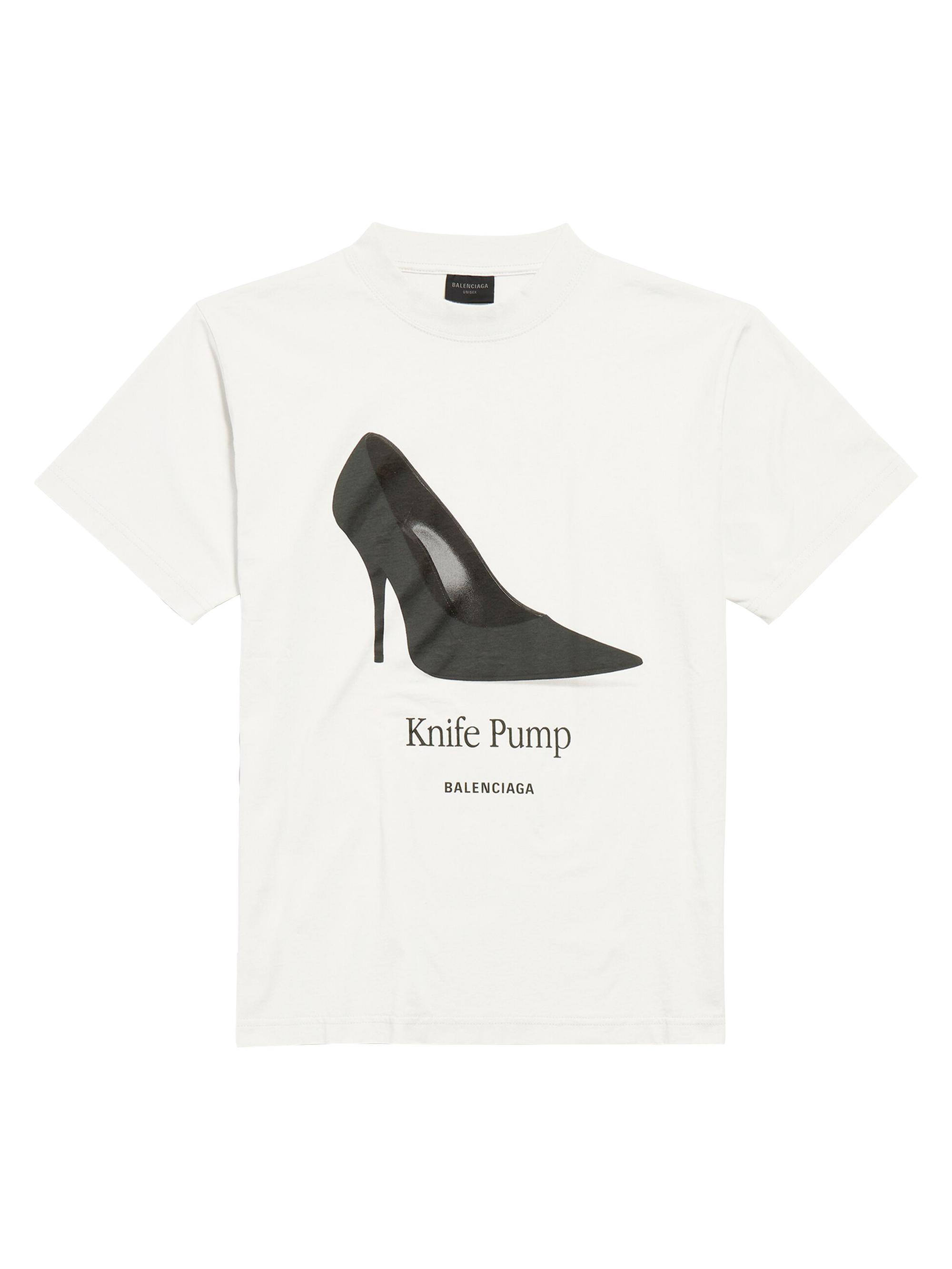 BALENCIAGA Knife Pump Tシャツ S unisex 0400001727058_DIRTYWHITE?wid=