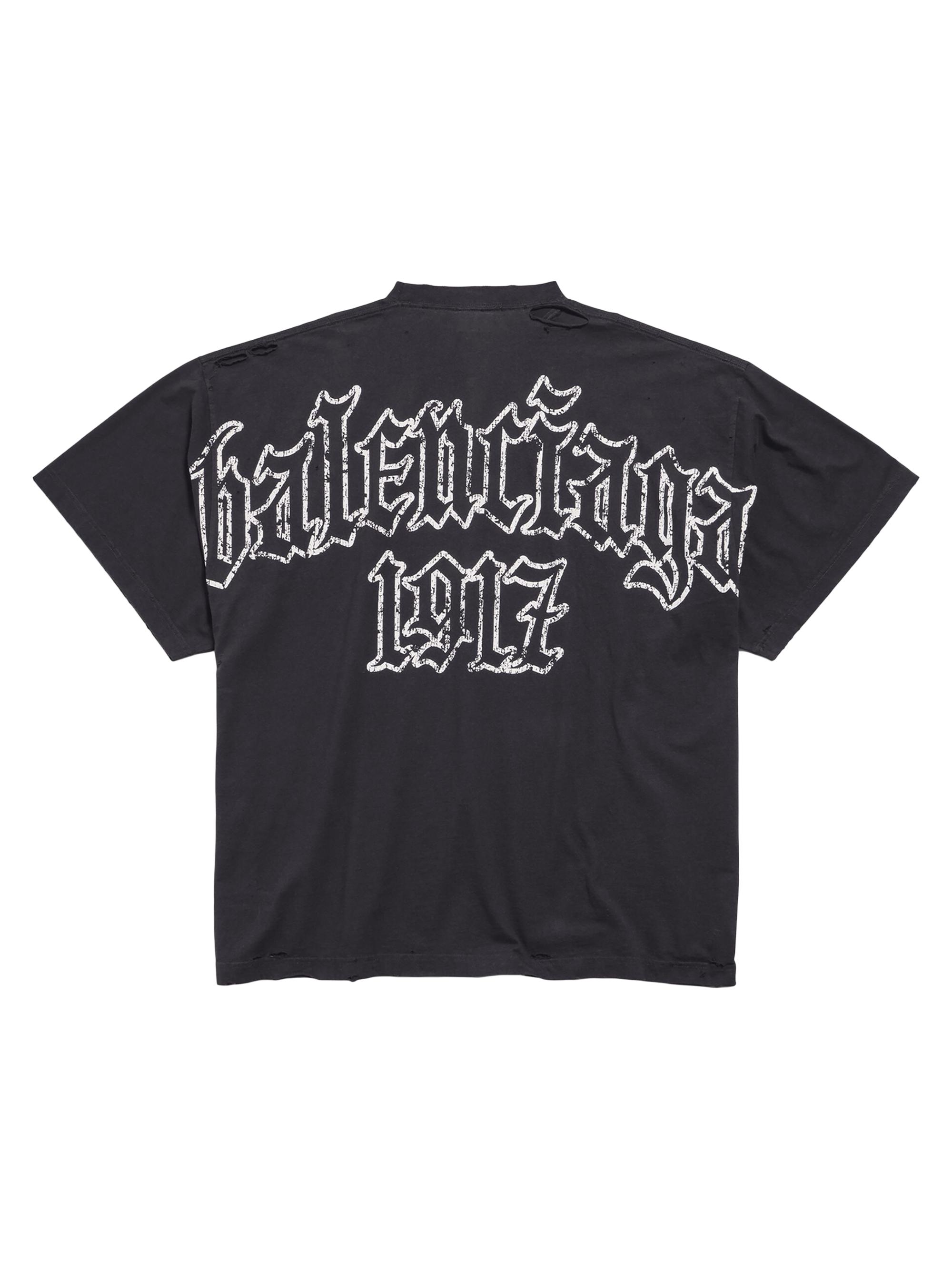 Balenciaga Blackletter Script Oversized T-Shirt | Saks Fifth Avenue