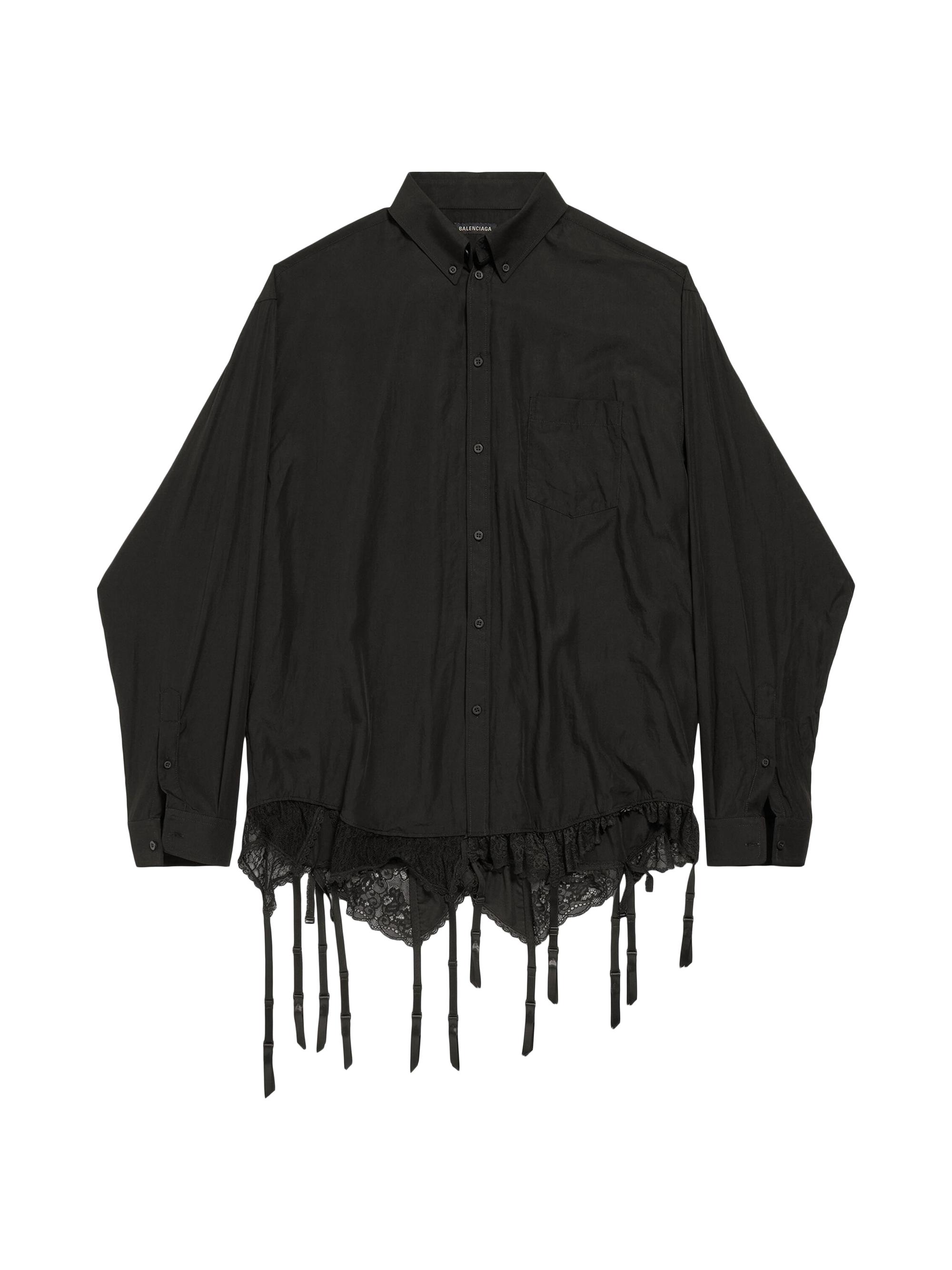 Balenciaga Women's Lingerie Shirt - Black