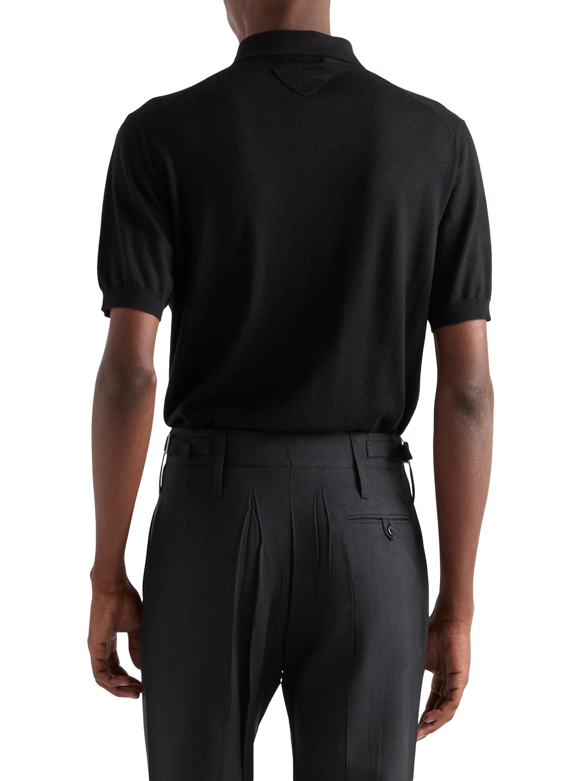 Prada Cashmere and Silk Polo Shirt | Saks Fifth Avenue