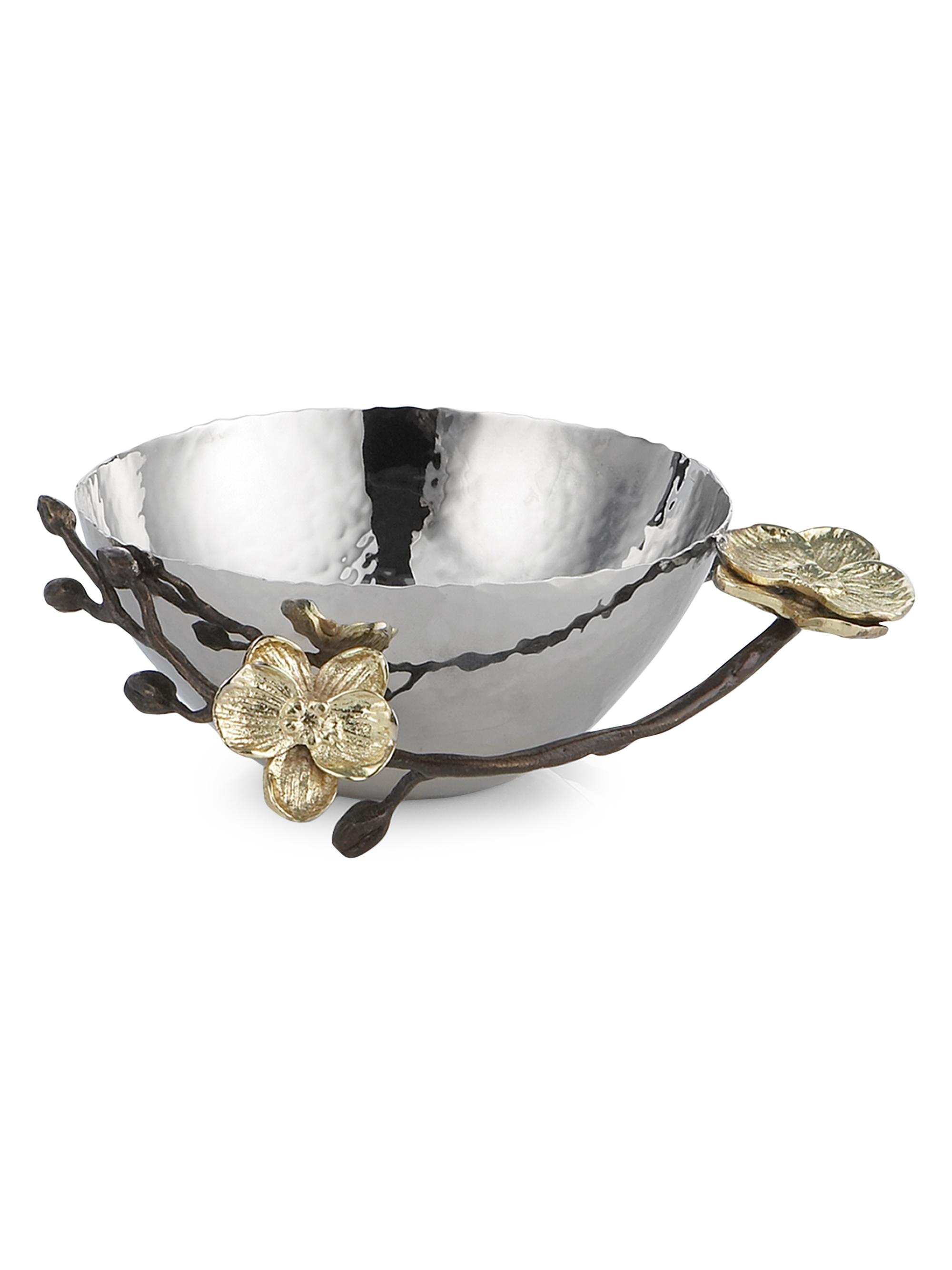 Michael Aram Gold Orchid Nut Bowl