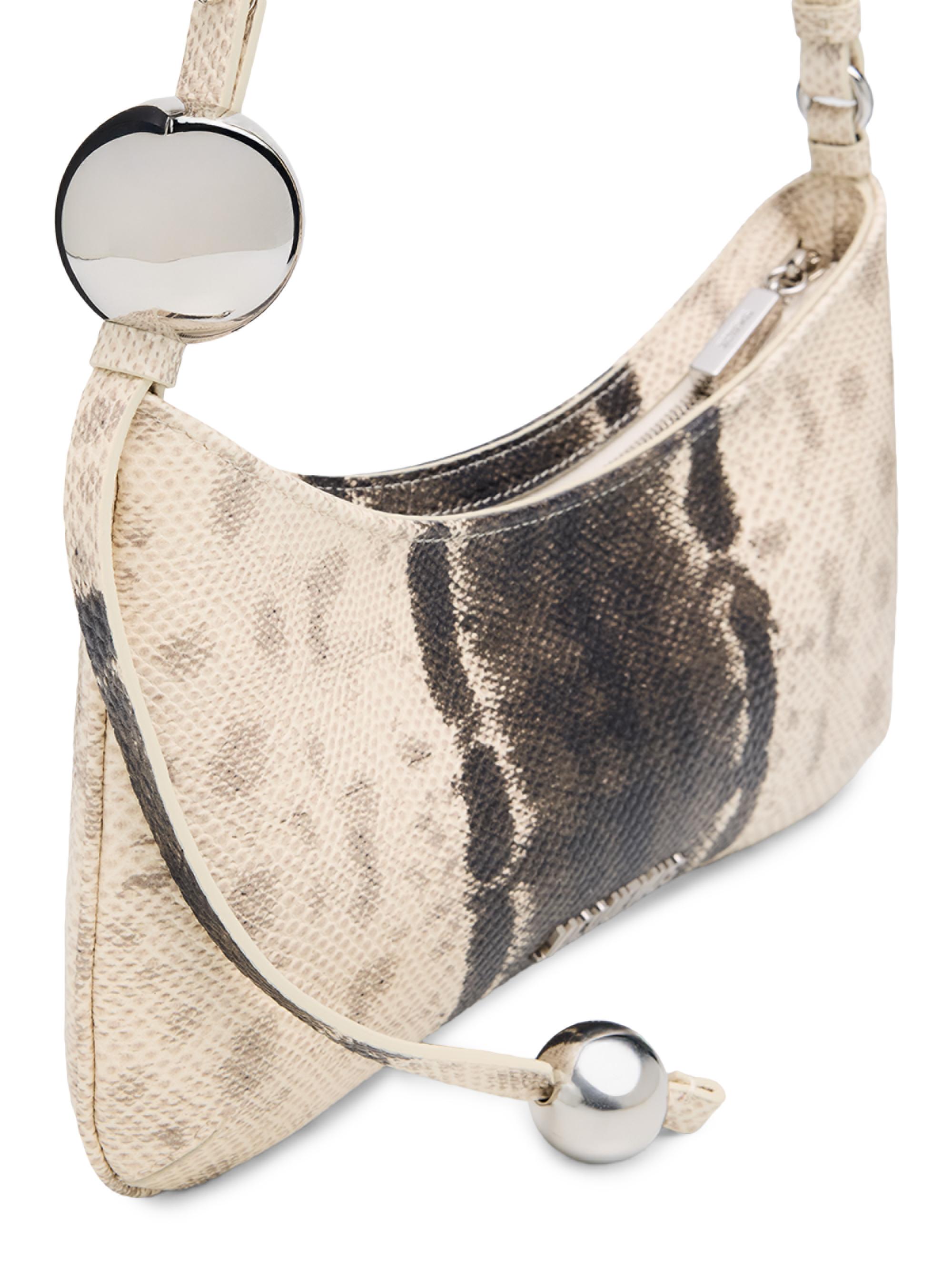 Jacquemus Le Bisou Perle Snake-Embossed Shoulder Bag | Saks Fifth