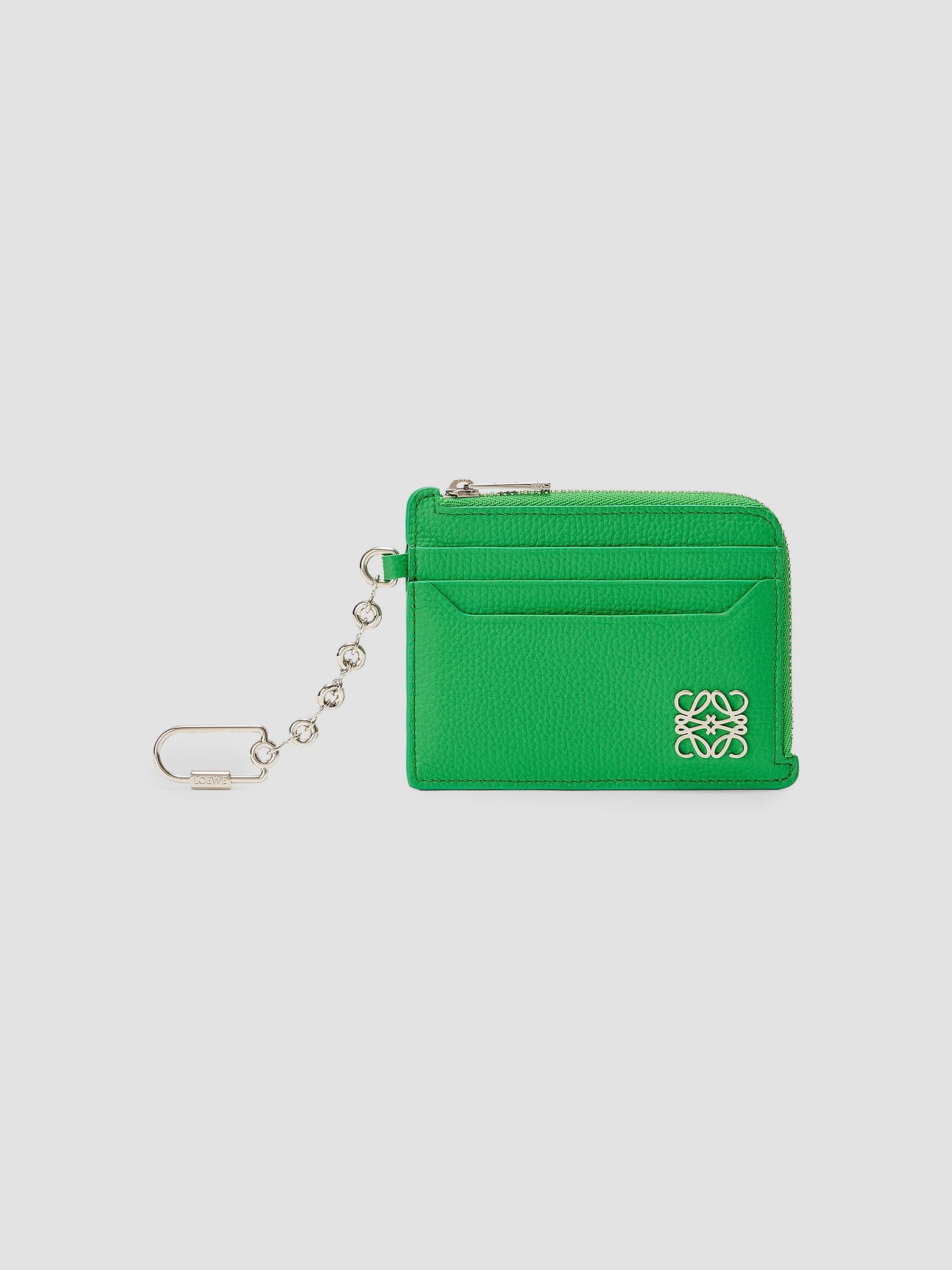 LOEWE Women's Anagram Square Leather Coin Cardholder - Clover Green | Thumbnail 5