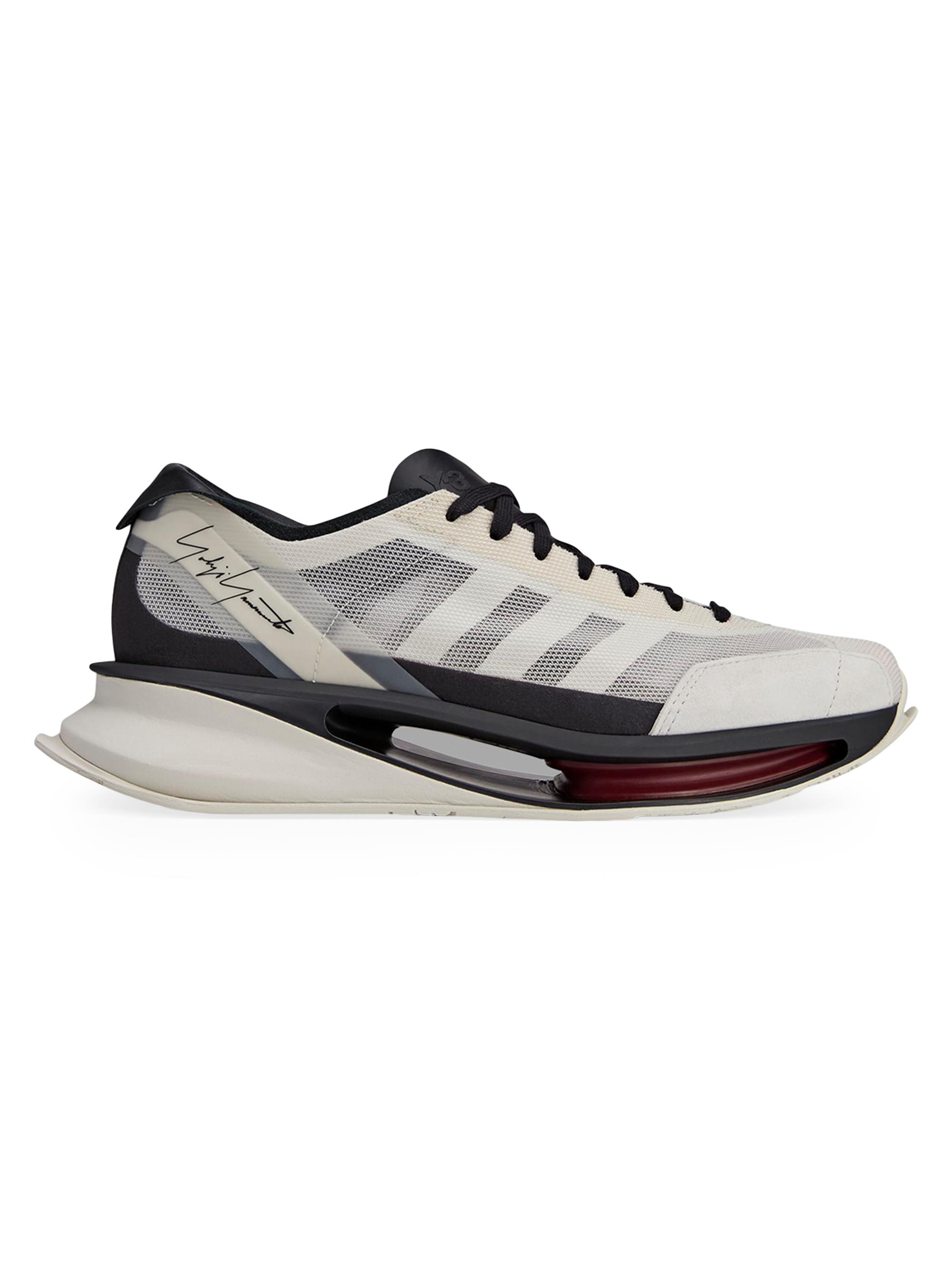 Y-3 Men's S-Gendo Run Mesh Low-Top Running Sneakers - Grey