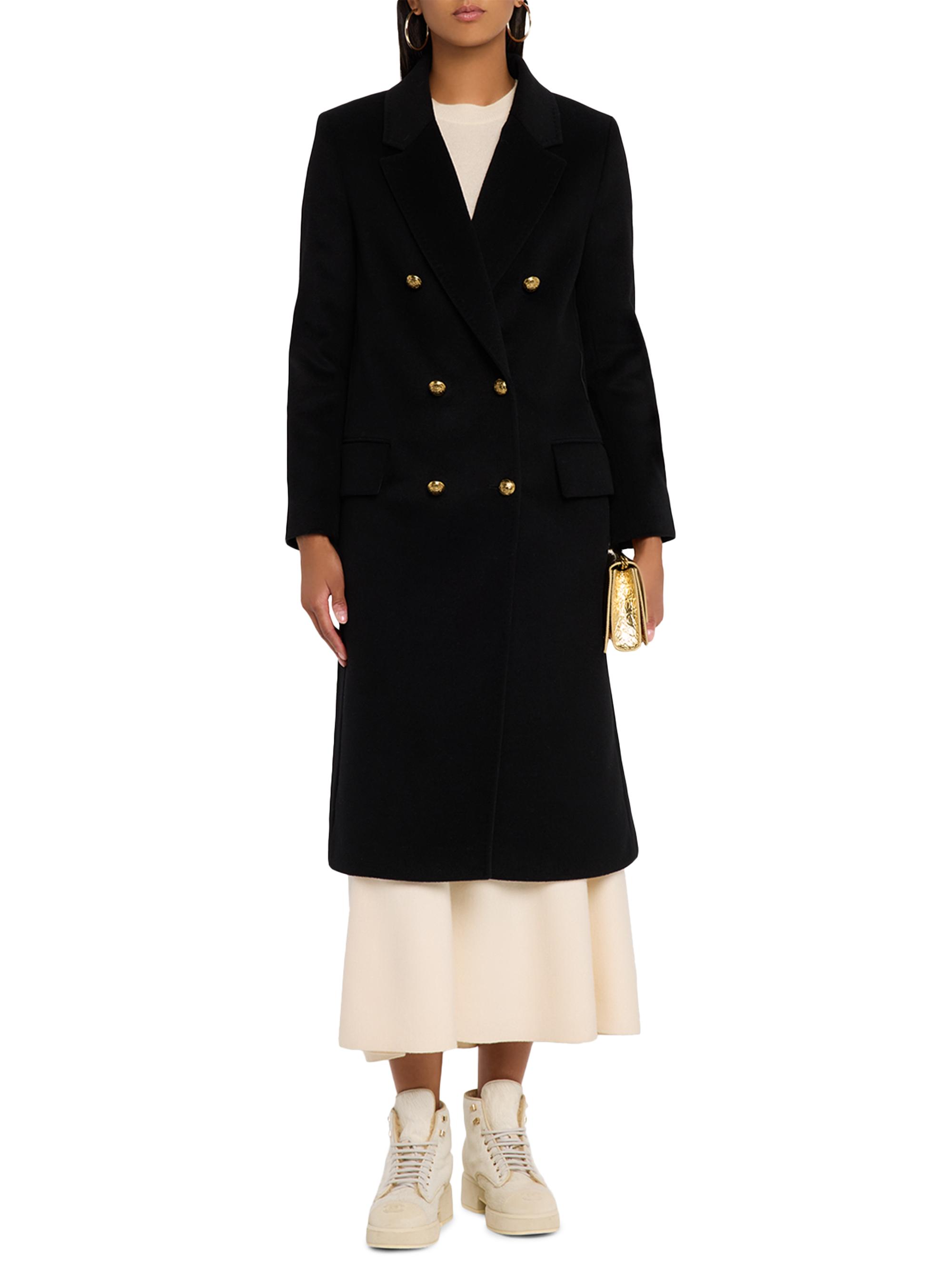Chiarulli Oriana Cashmere & Wool Double-Breasted Long Coat | Saks
