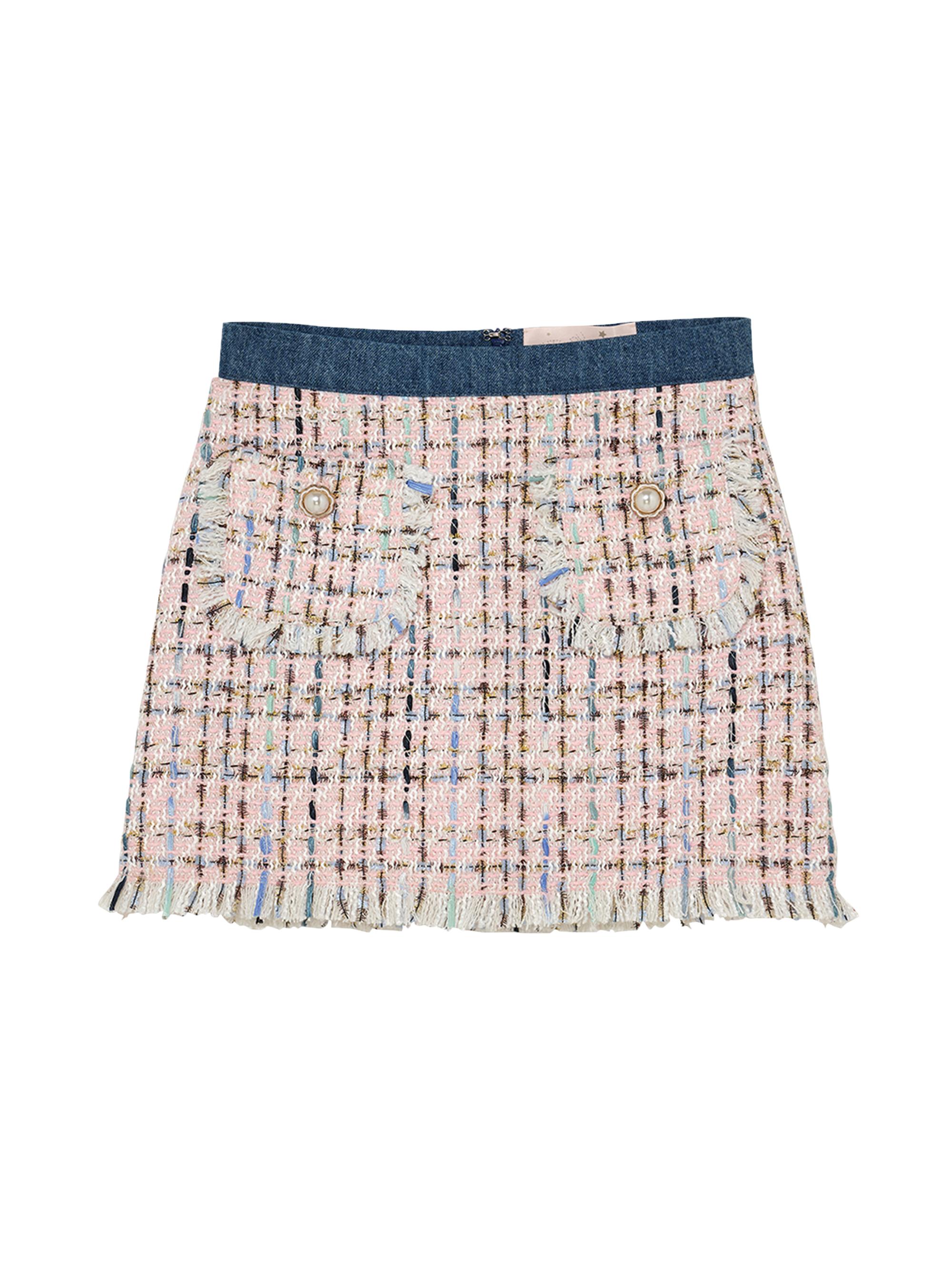 Tutu Du Monde Little Girl's & Girl's Texas Tweed Miniskirt - Pink