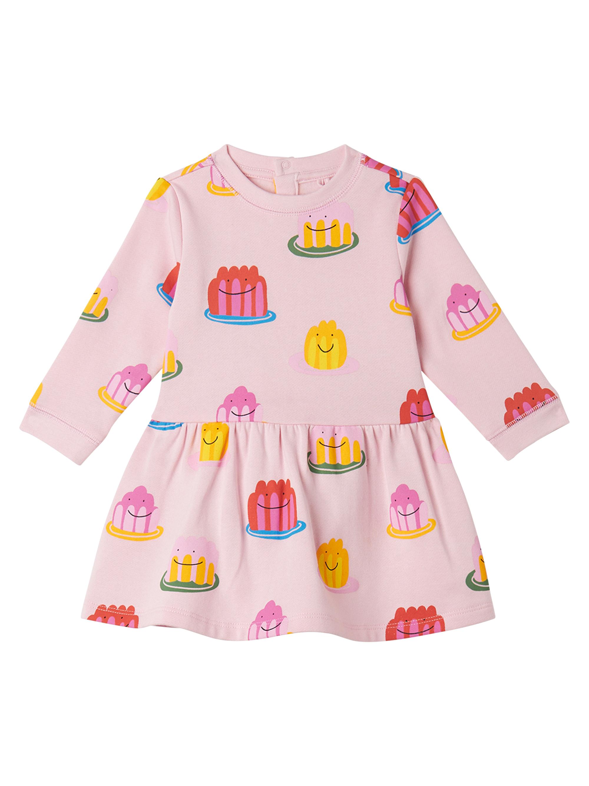 Stella McCartney Baby Girl's Jelly Fleece Dress - Pink 12 Months