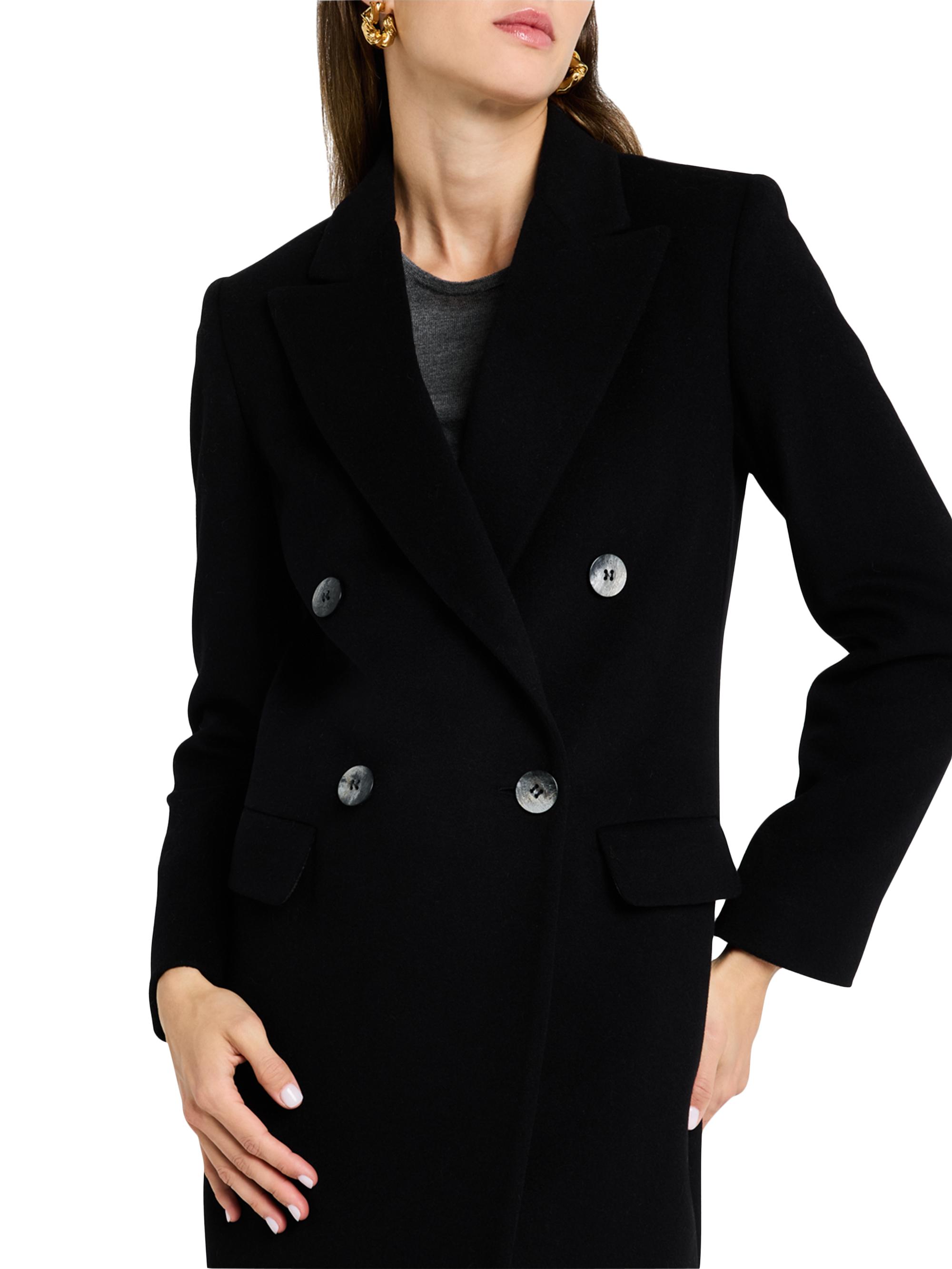 CHIARULLI Victoria Cashmere & Wool Double-Breasted Coat | Saks