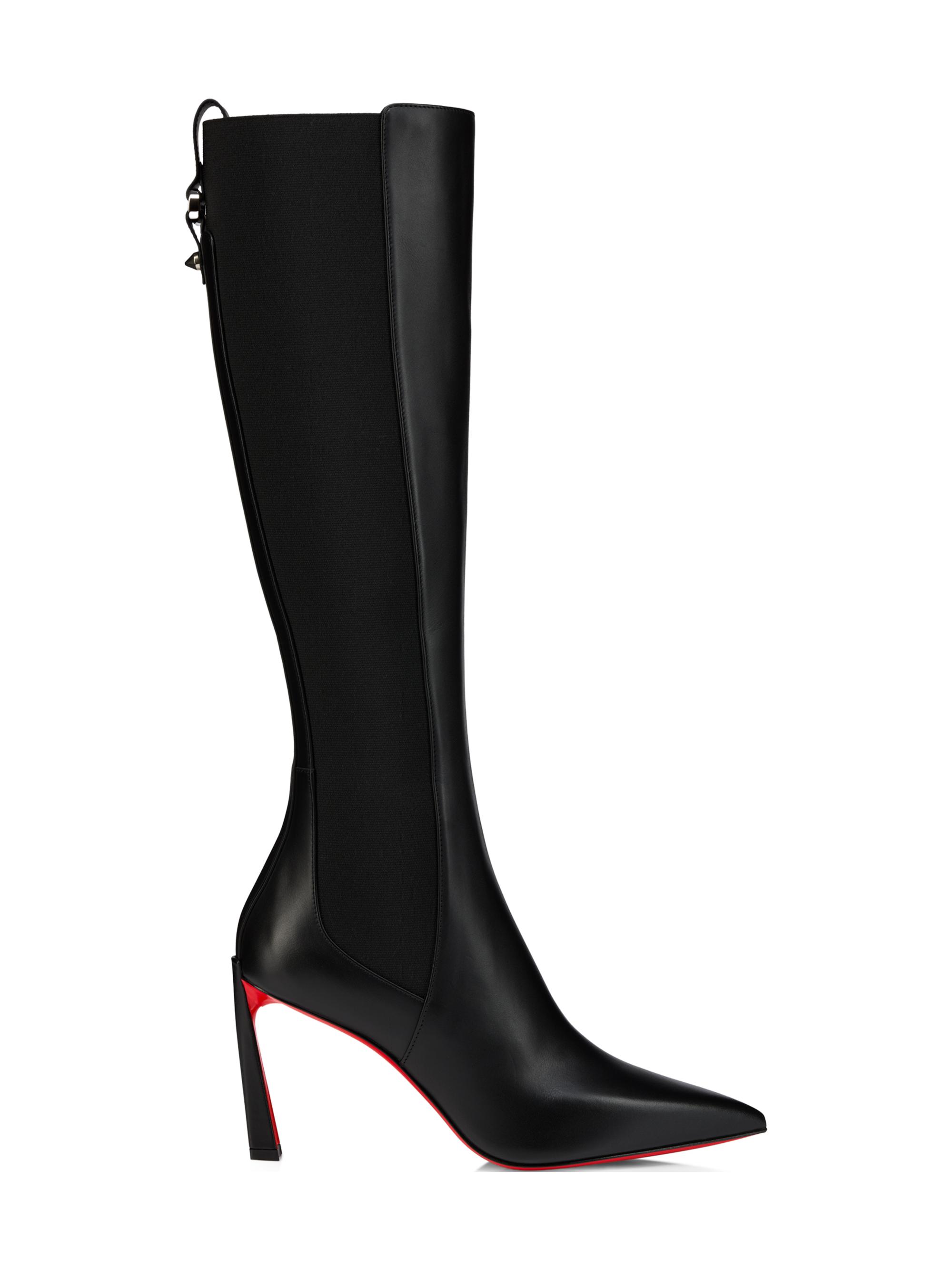 Givenchy Shark Lock Stiletto Sandal Boots in Leather | Saks Fifth