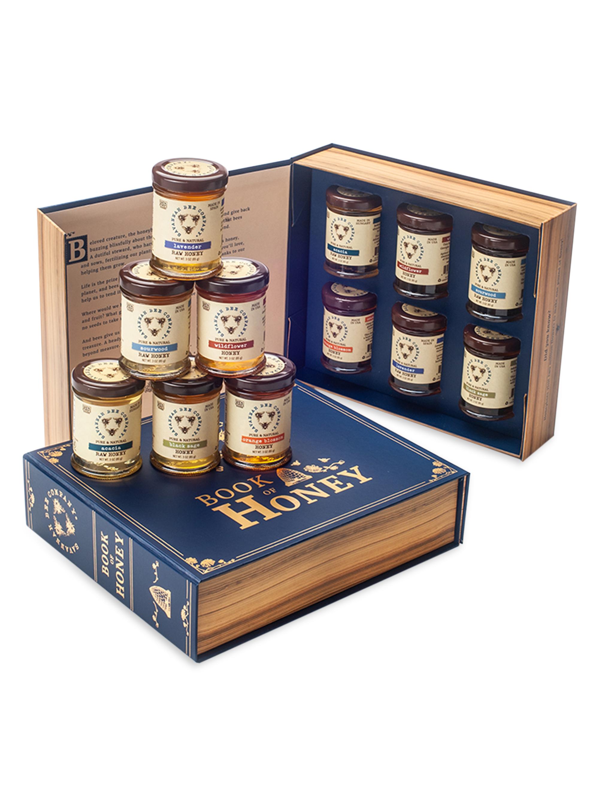 Savannah Bee Company Artisanal Honey Book 6-Piece Gift Set