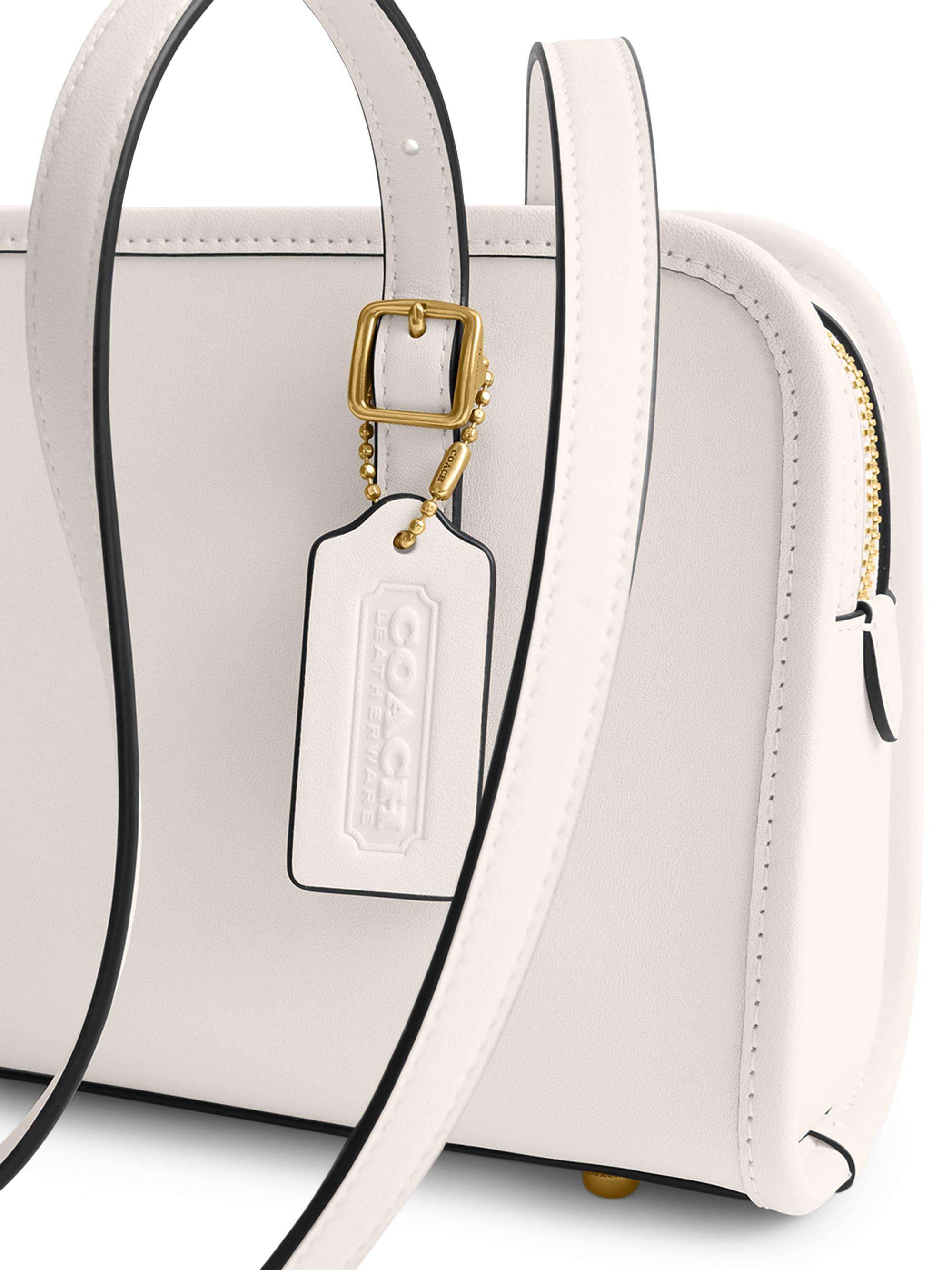 COACH Swing Zip Leather Shoulder Bag | Saks Fifth Avenue