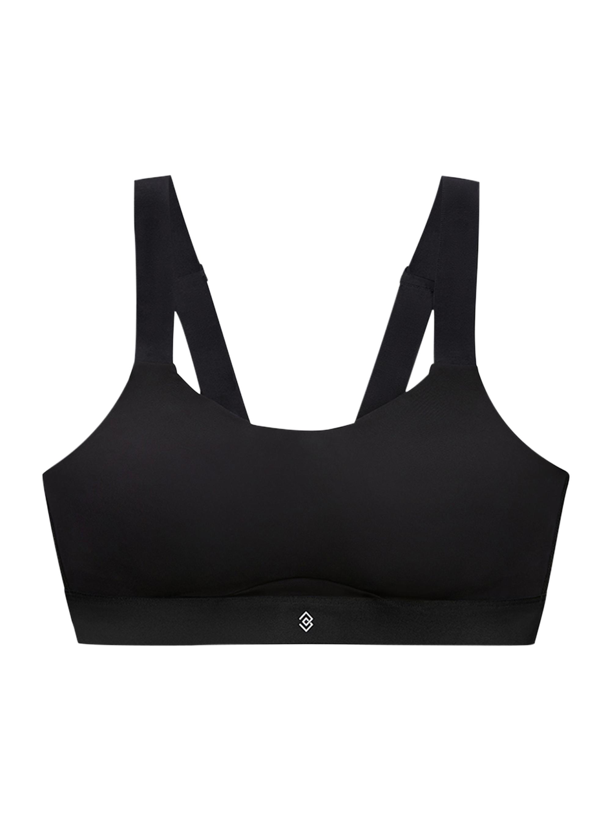 ThirdLove Women's Kinetic Logo-Strap Sports Bra - Black