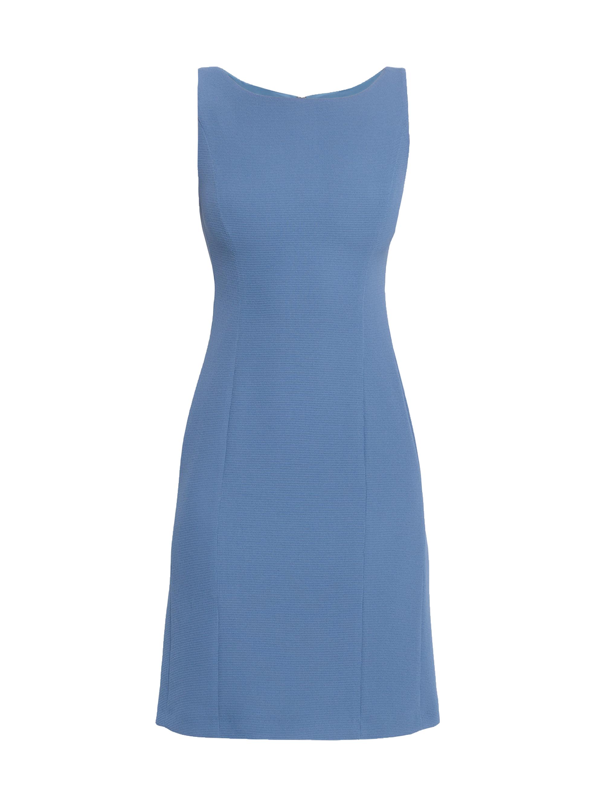 Emporio Armani Women's Waffle Slim-Fit Sheath Dress - Medium Blue