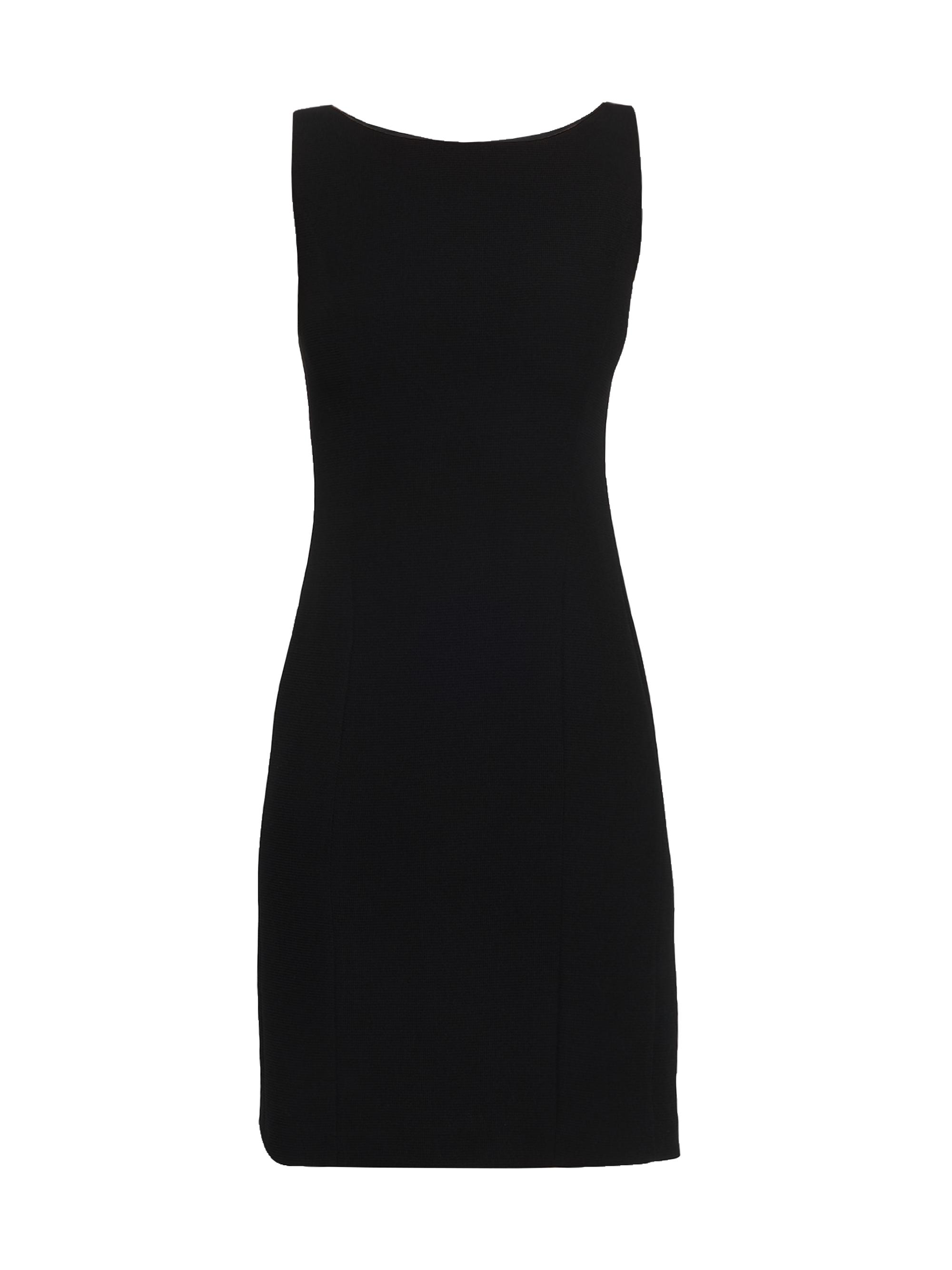 Emporio Armani Women's Waffle Slim-Fit Sheath Dress - Black