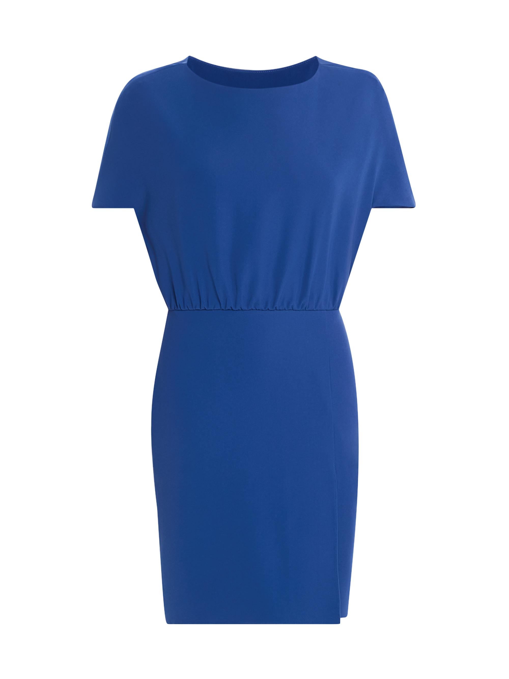 Emporio Armani Women's Stretch Cady Blouson Dress - Cobalt
