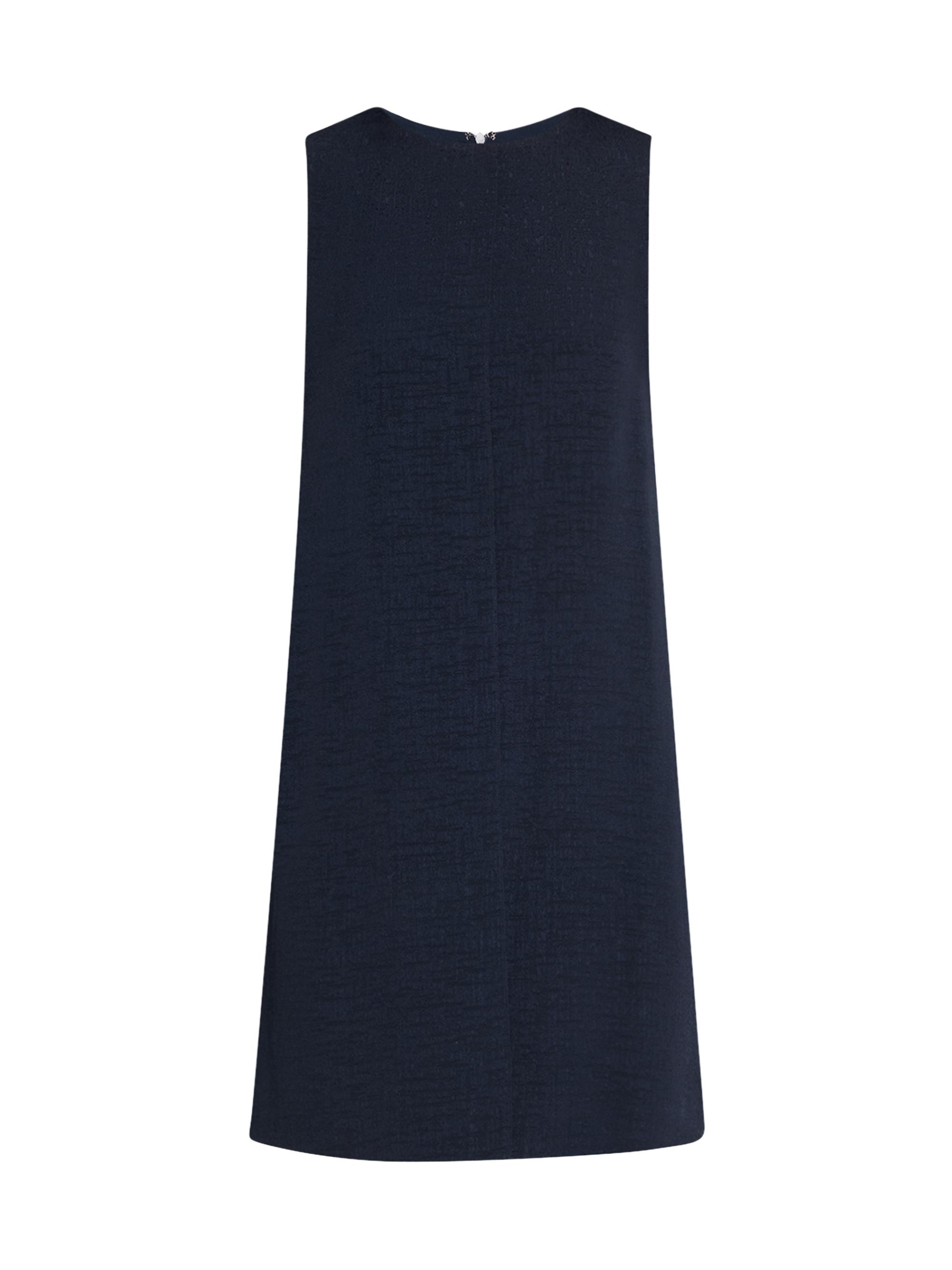 Emporio Armani Women's Textured A-Line Shift Dress - Navy
