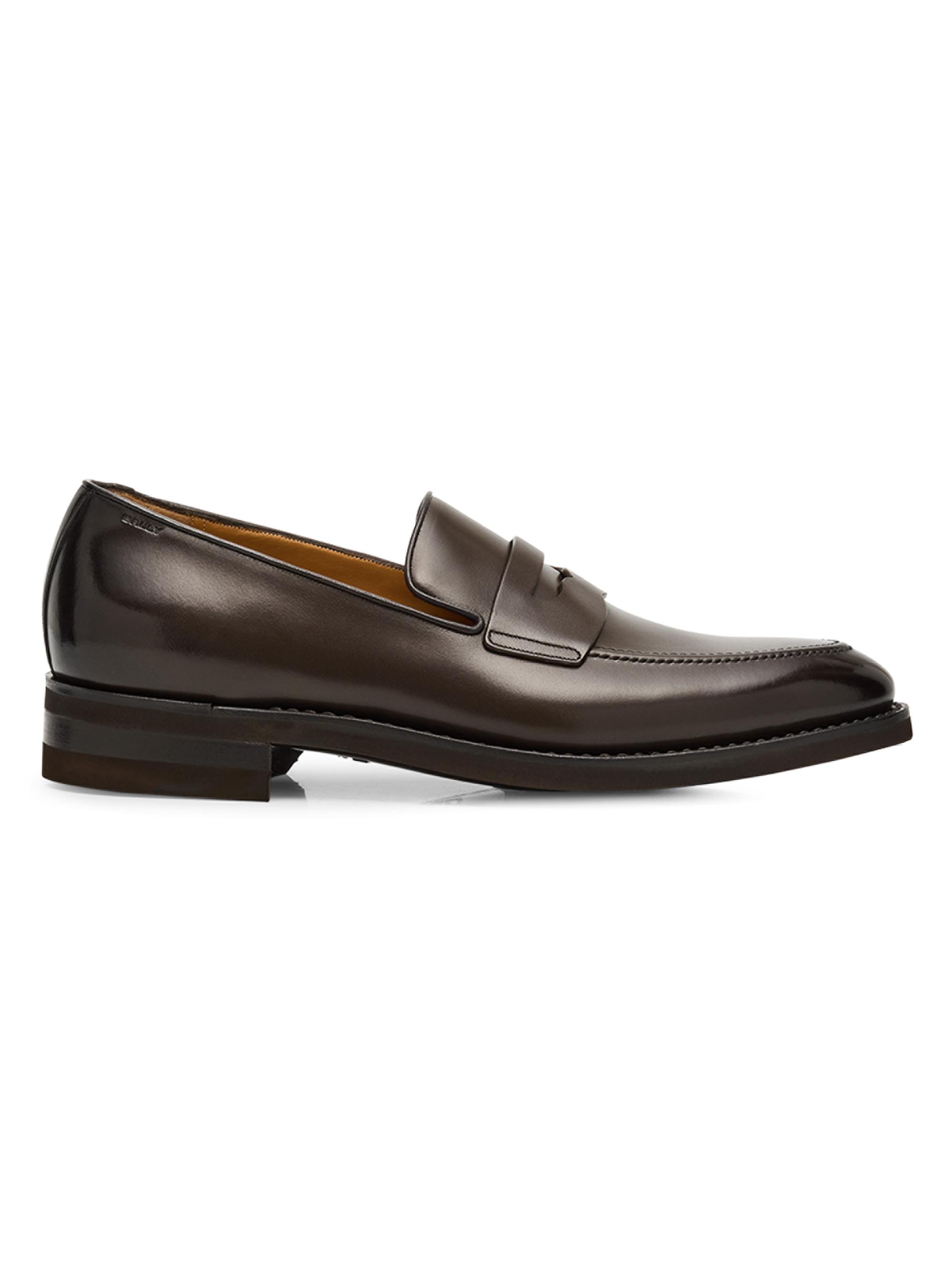 Bally Leather Slip-On Loafers | Saks Fifth Avenue