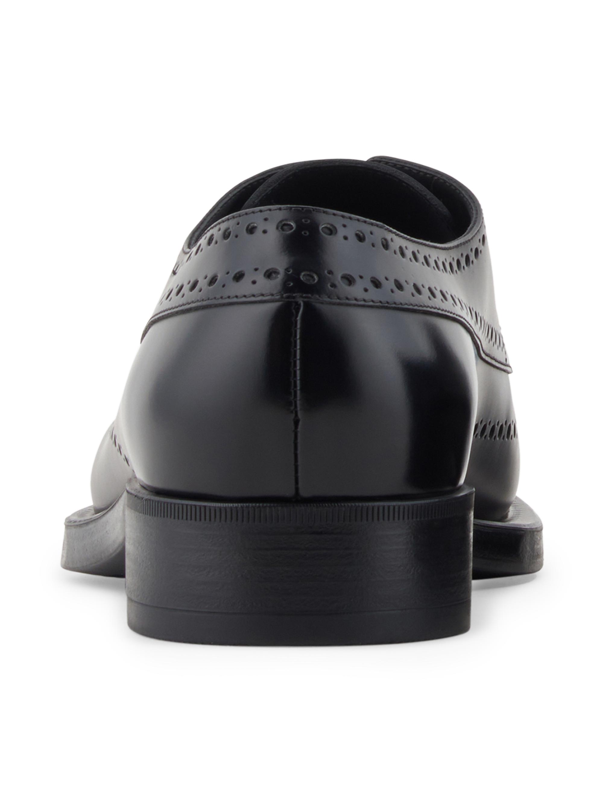 GIORGIO ARMANI バーガンディ ドレスシューズ 42ハーフ Giorgio Armani Leather Brogue Derby Shoes | Saks Fifth Avenue