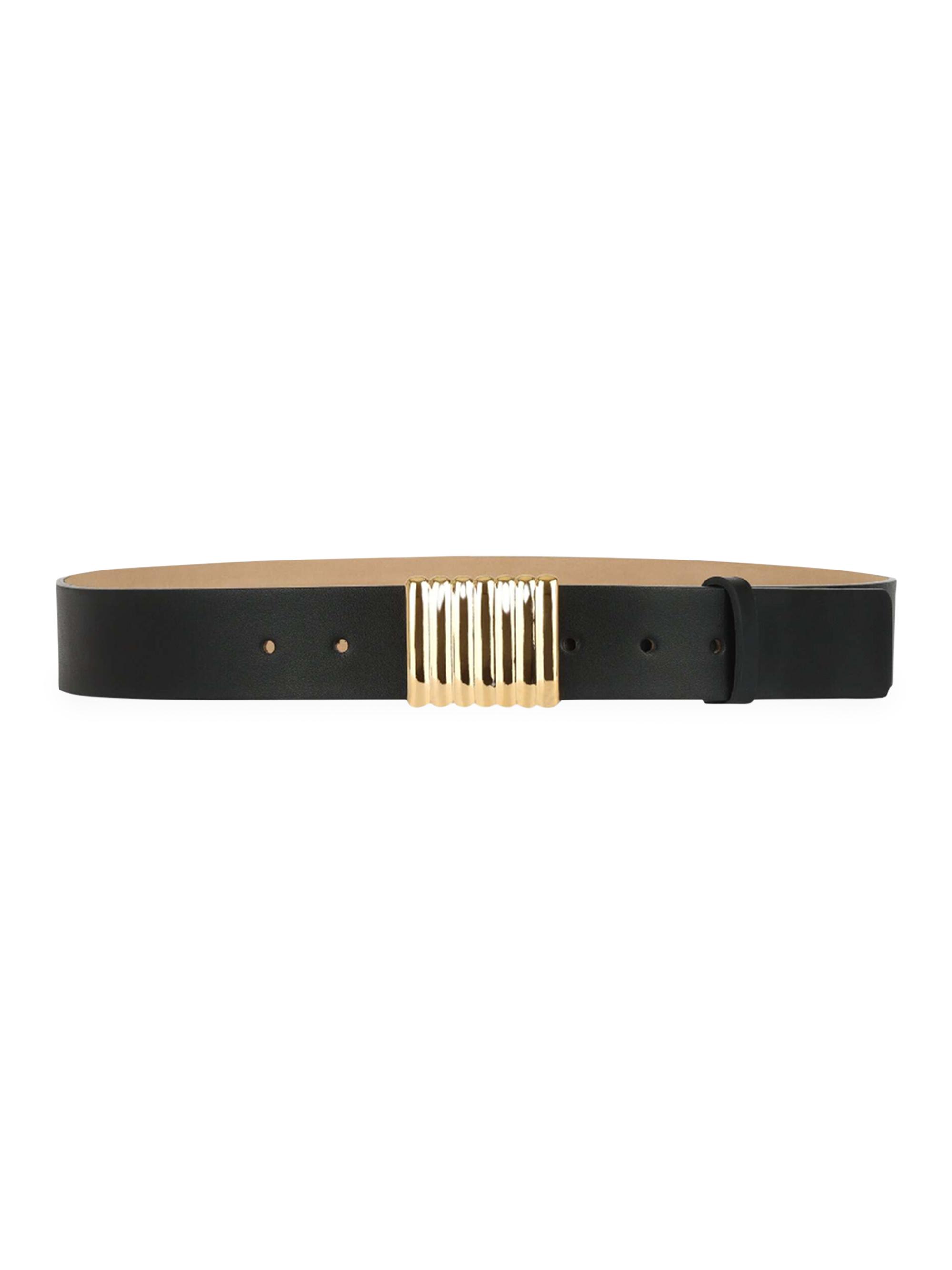 Heaven Mayhem Heaven Belt Heaven Mayhem Bean Buckle Leather Belt | Neiman Marcus main image 3