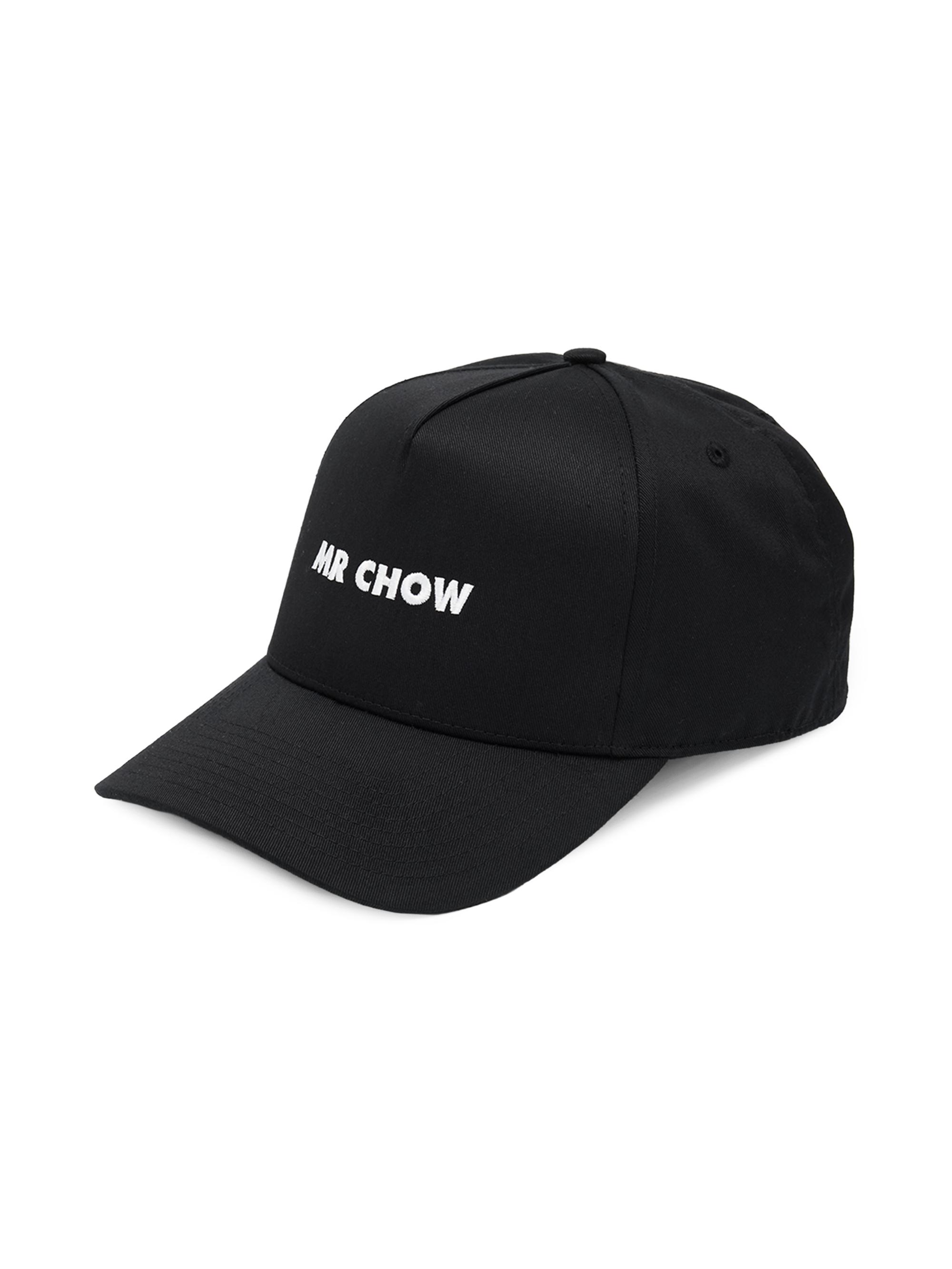 Mr Chow Men's Embroidered Baseball Hat - Black