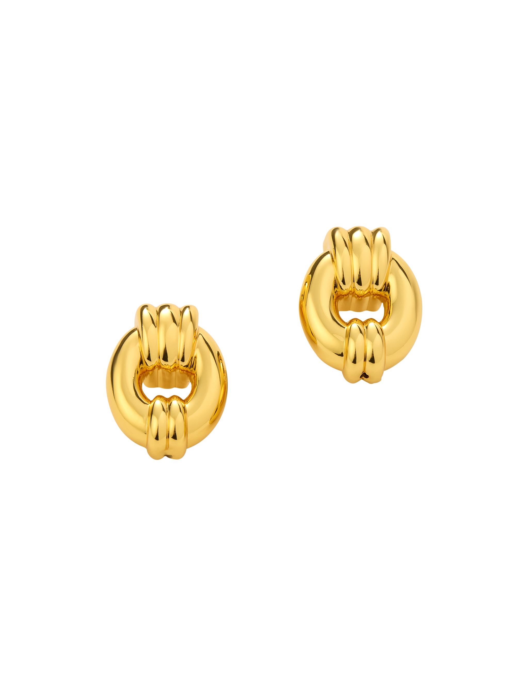 Aureum Collective Women's Nara 24K-Gold-Plated Drop Earrings - Gold