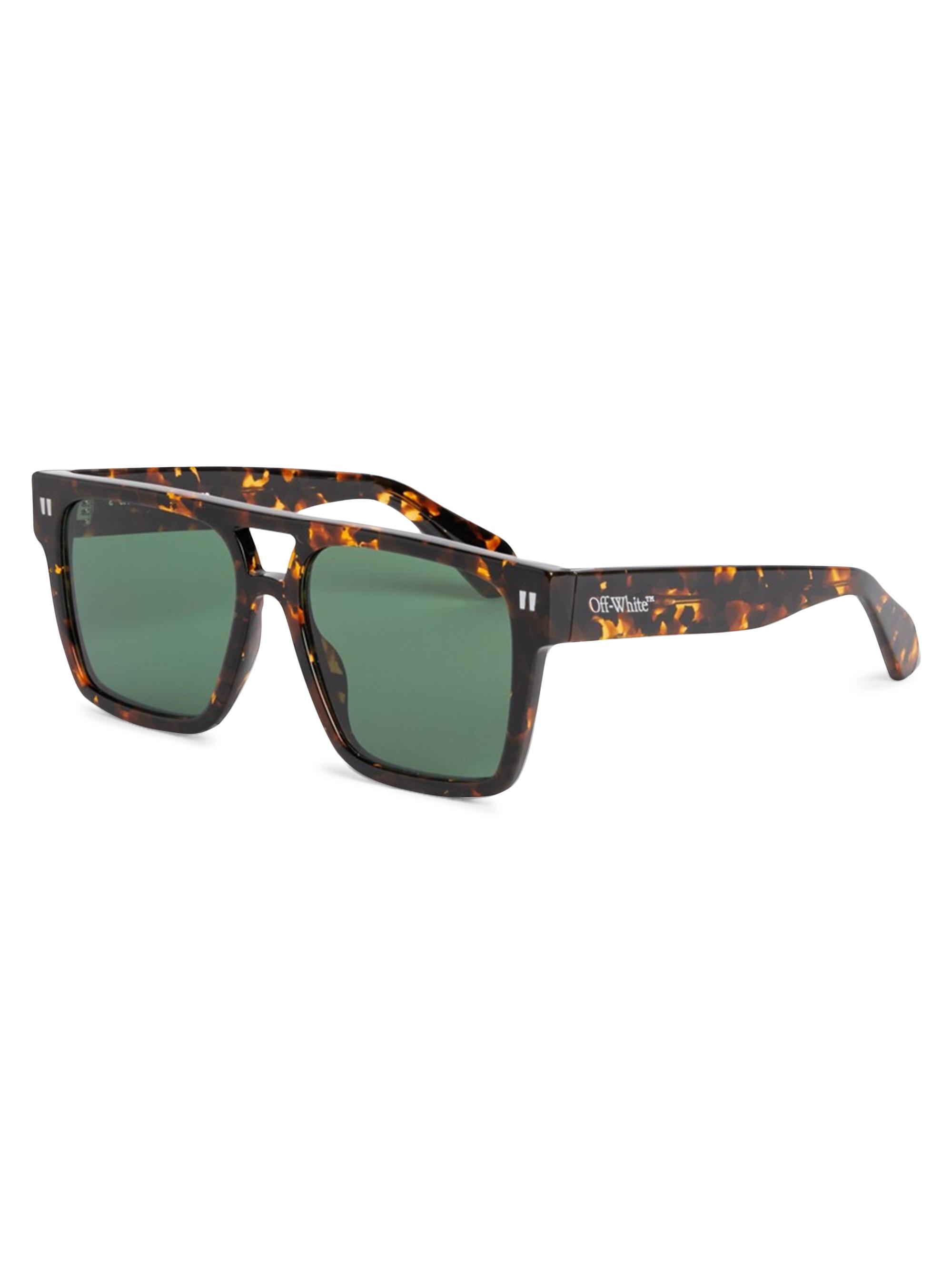Off-White Men's Springfield 56MM Square Sunglasses - Brown Pattern